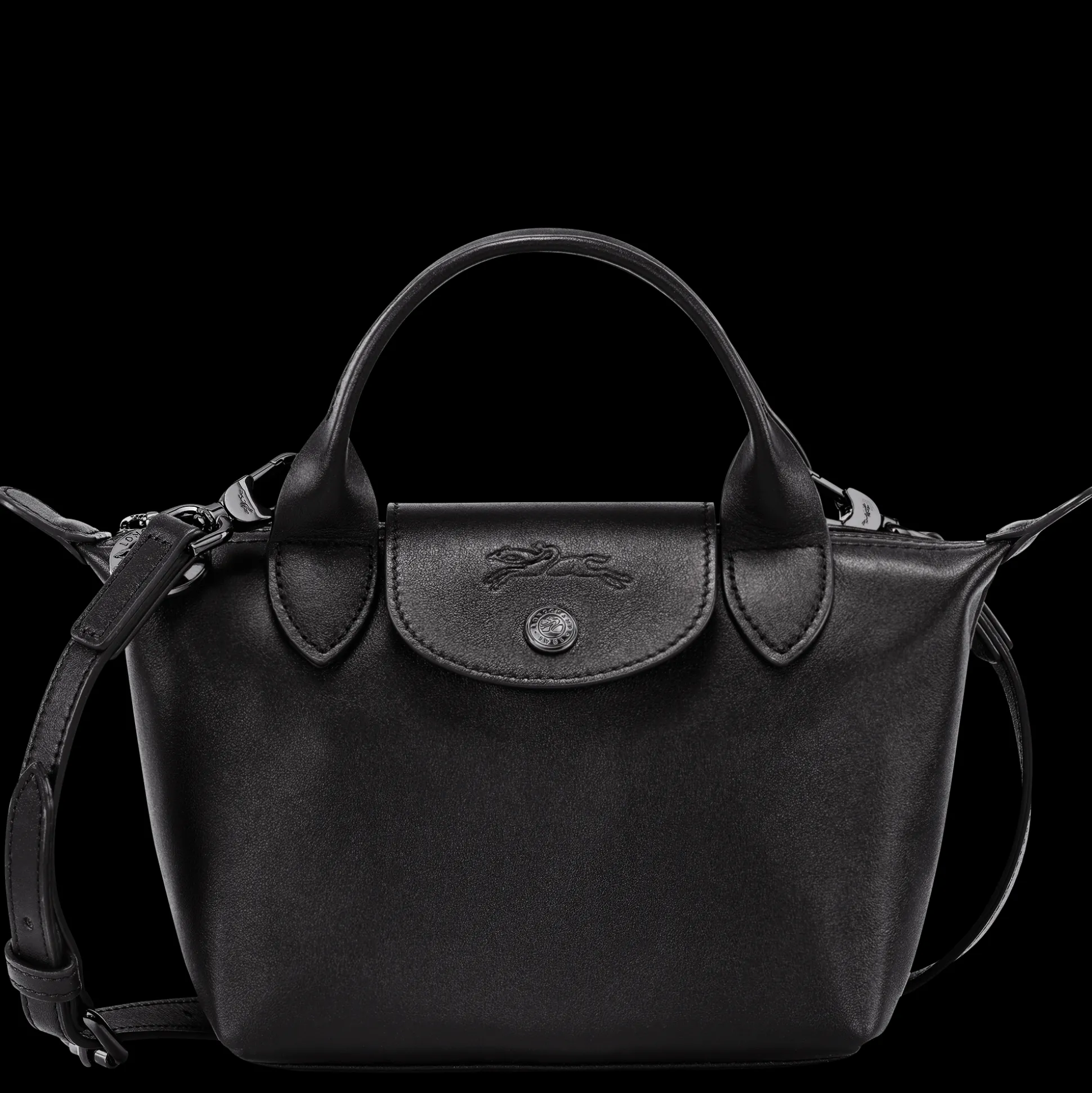 Hot Longchamp Borsa con manico XS Nero