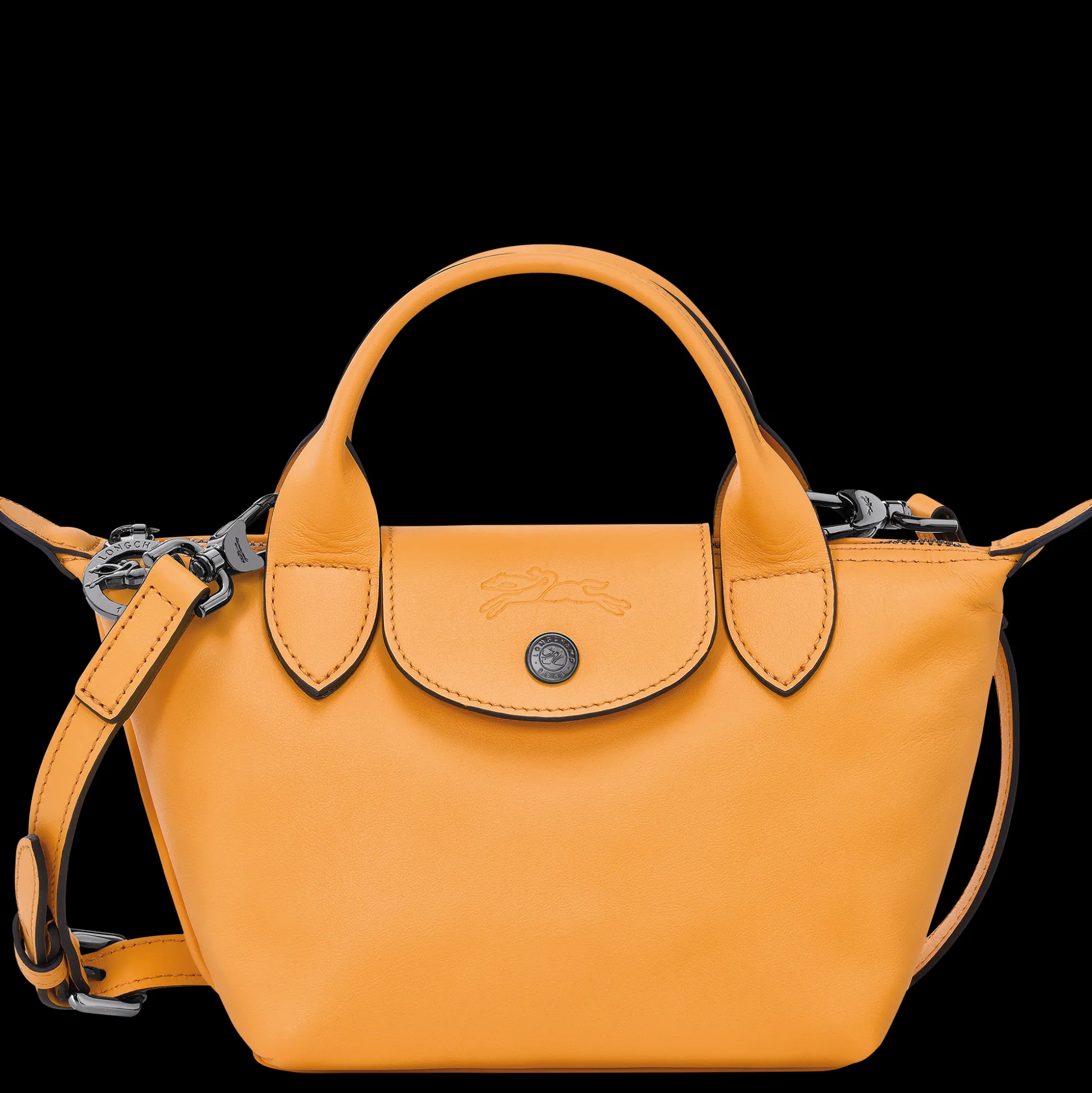 Cheap Longchamp Borsa con manico XS Albicocca