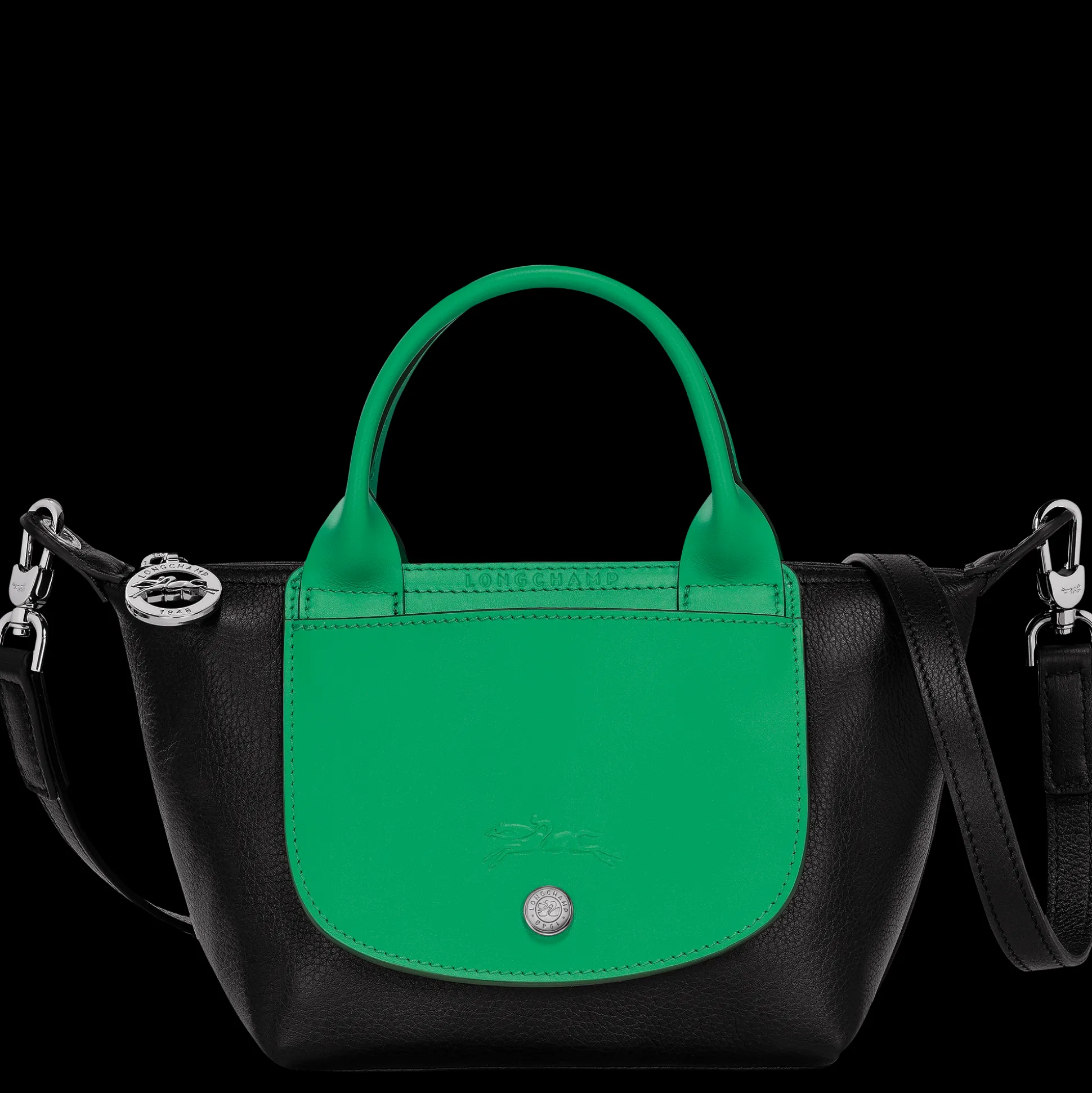 Clearance Longchamp Borsa con manico XS Verde