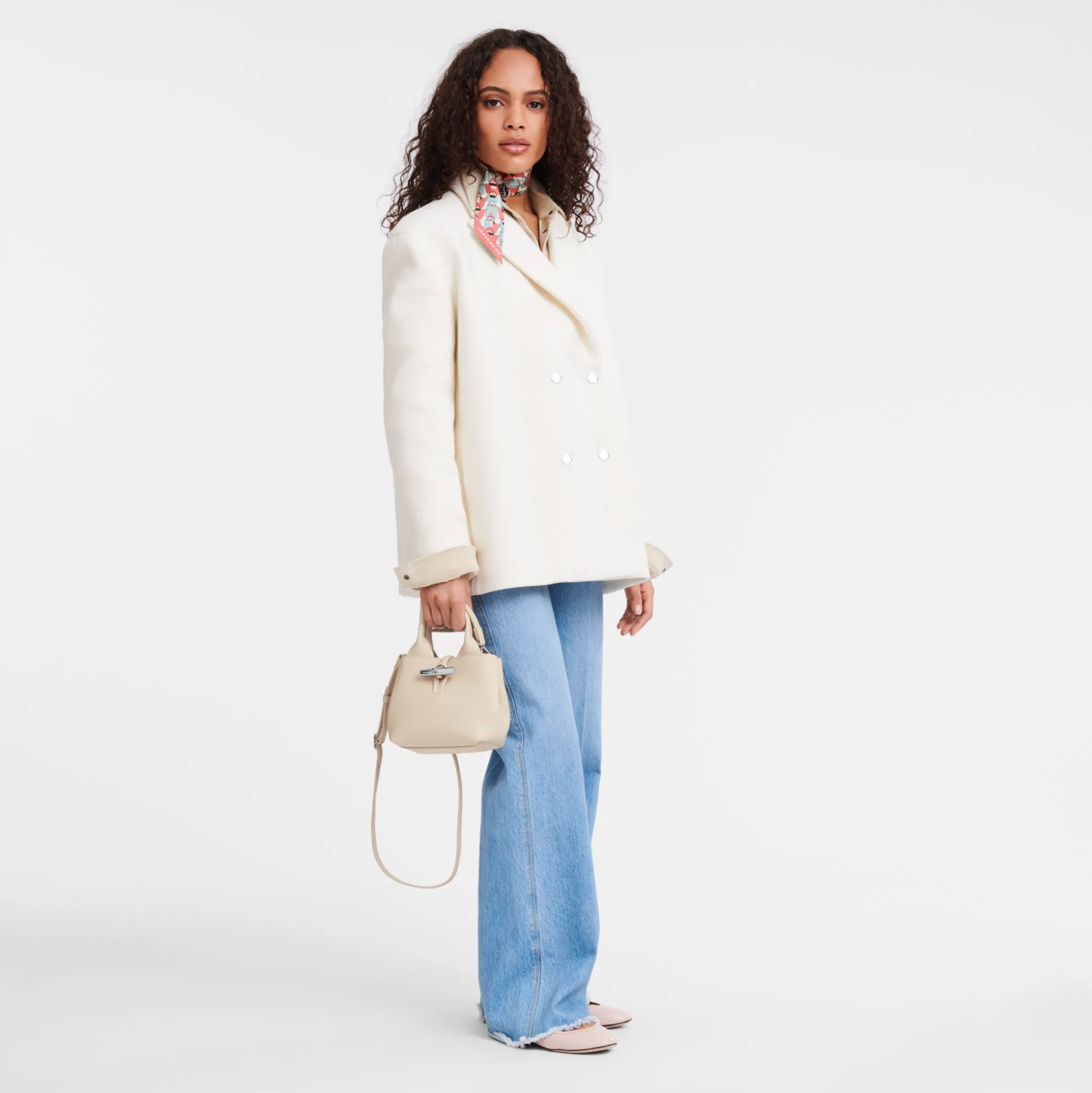 Online Longchamp Borsa con manico XS Carta