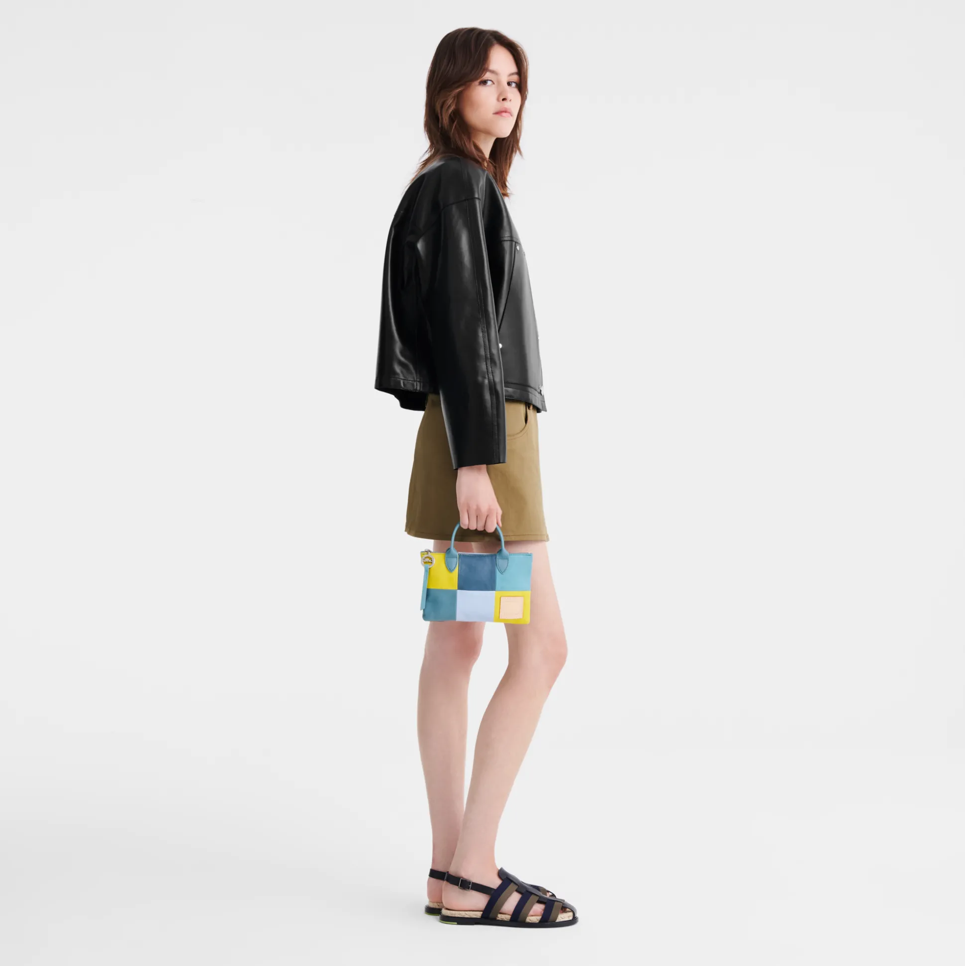 Hot Longchamp Borsa con manico XS Eucalipto