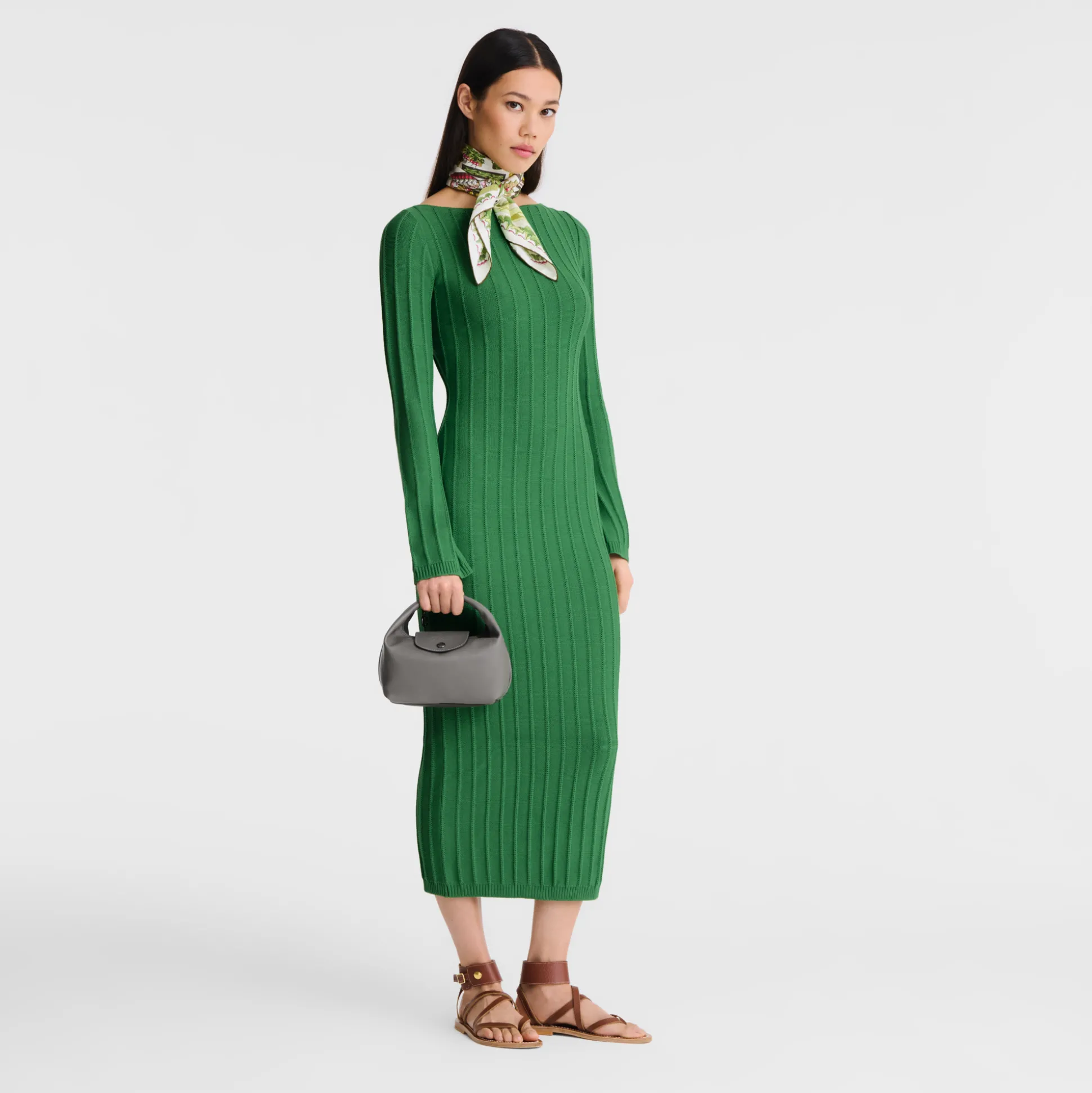 Cheap Longchamp Borsa con manico XS Tortora