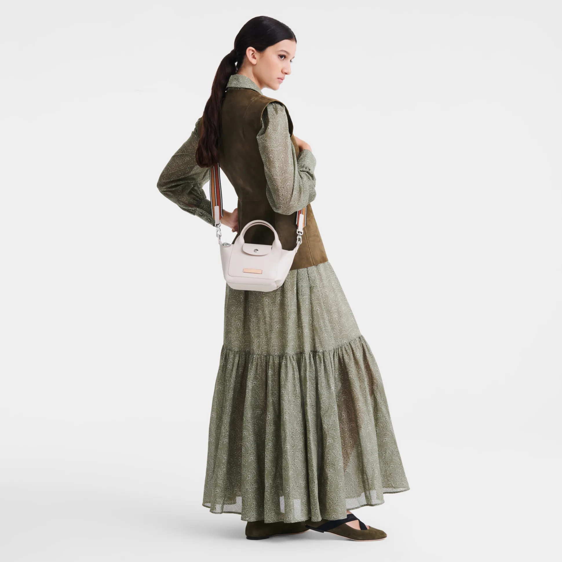 Hot Longchamp Borsa con manico XS Carta