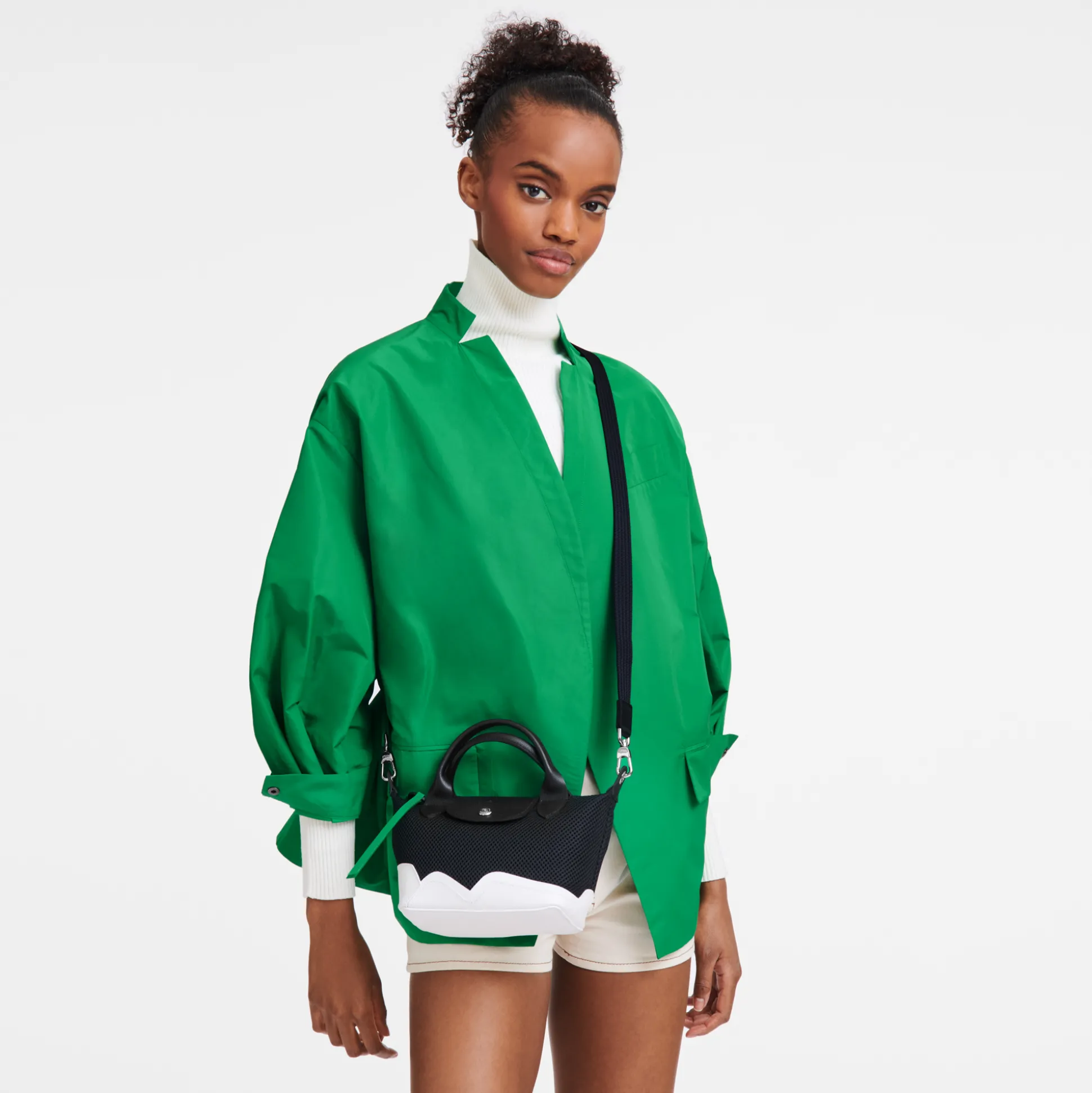 Fashion Longchamp Borsa con manico XS Nero