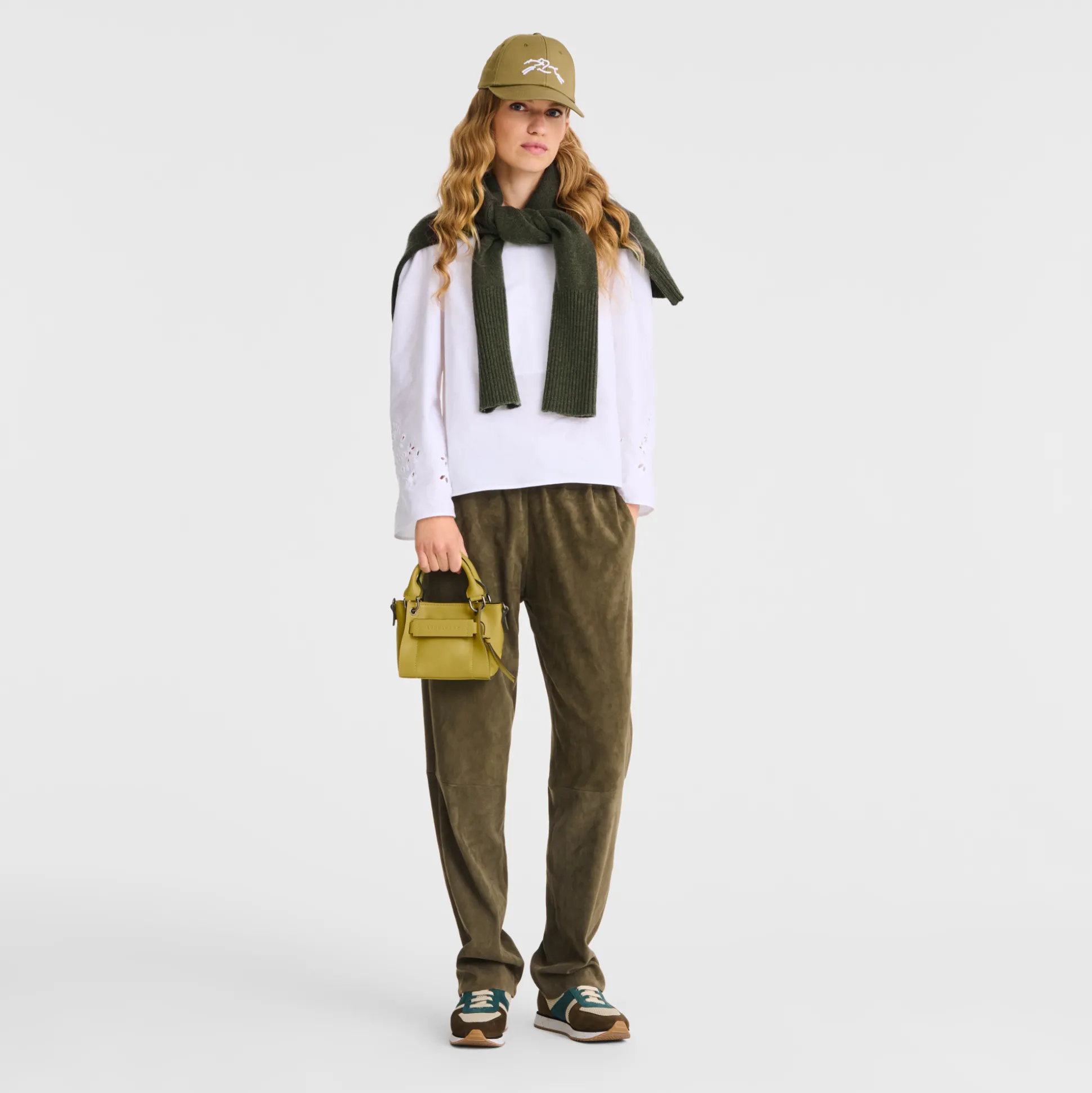 Fashion Longchamp Borsa con manico XS Zenzero