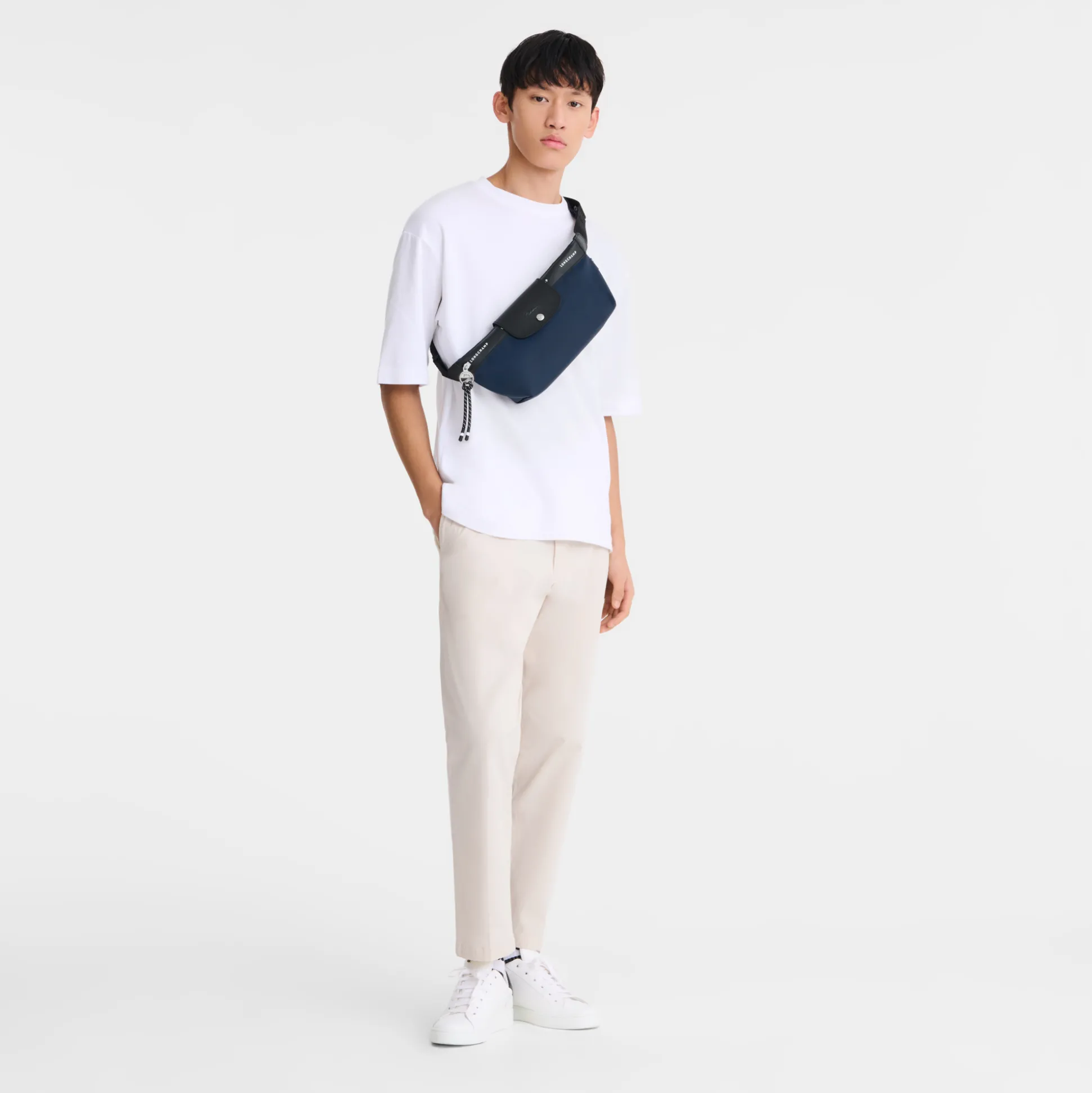 Cheap Longchamp Borsa da cintura M Marine