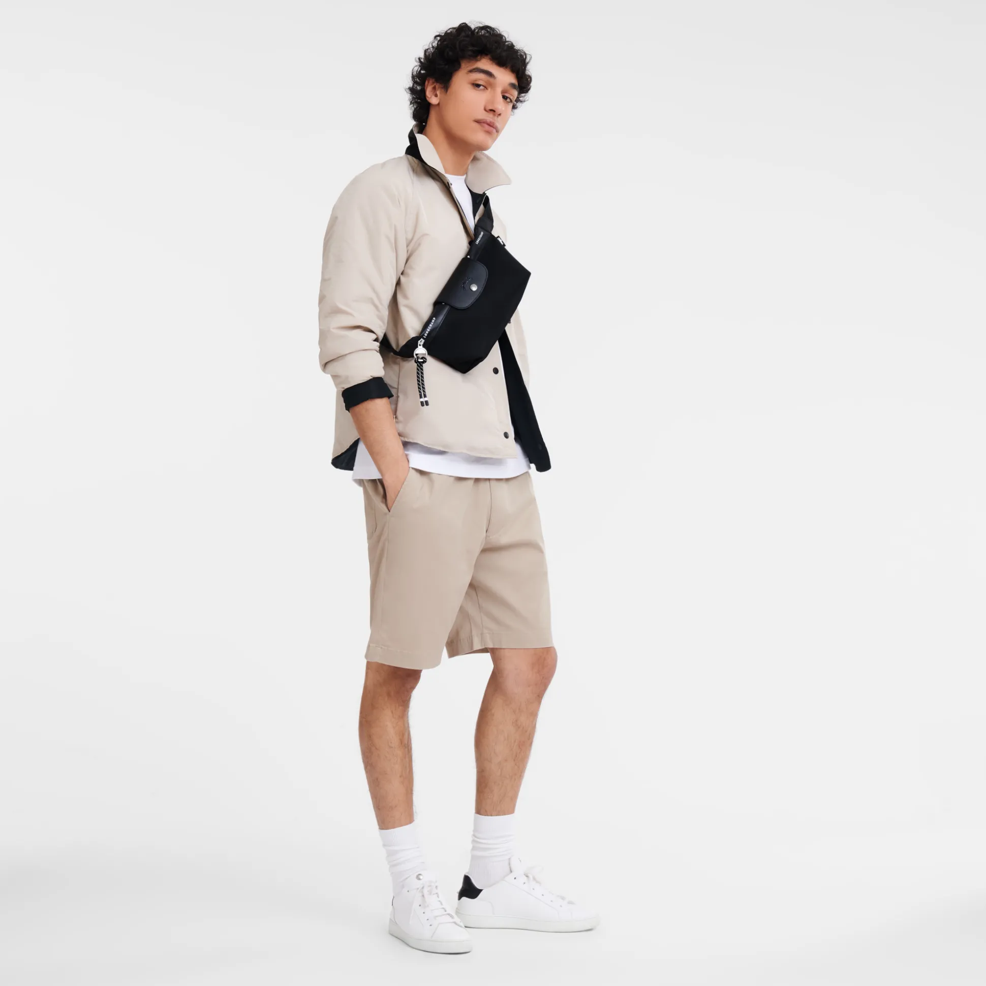 Sale Longchamp Borsa da cintura M Nero