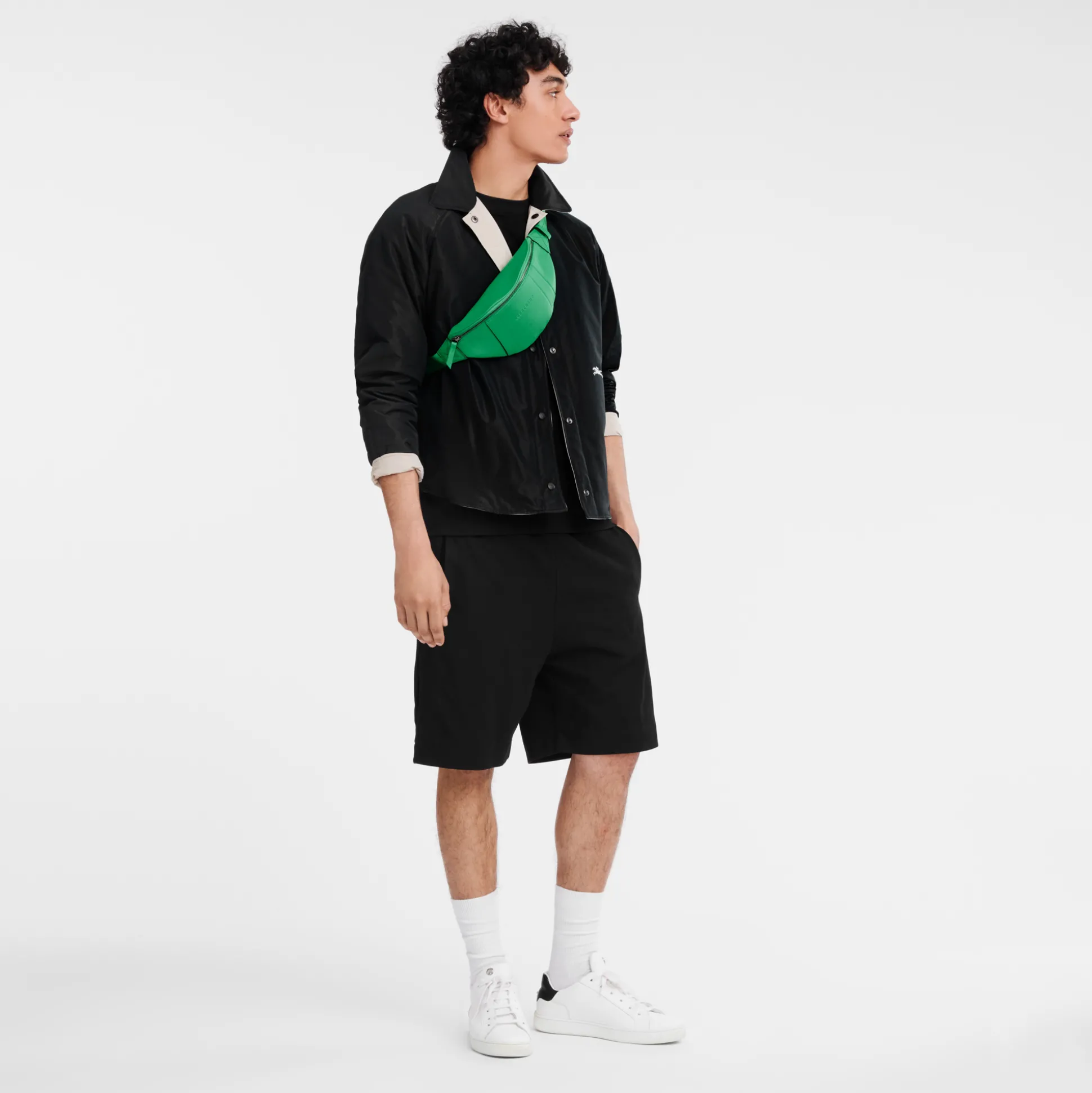 Cheap Longchamp Borsa da cintura S Verde