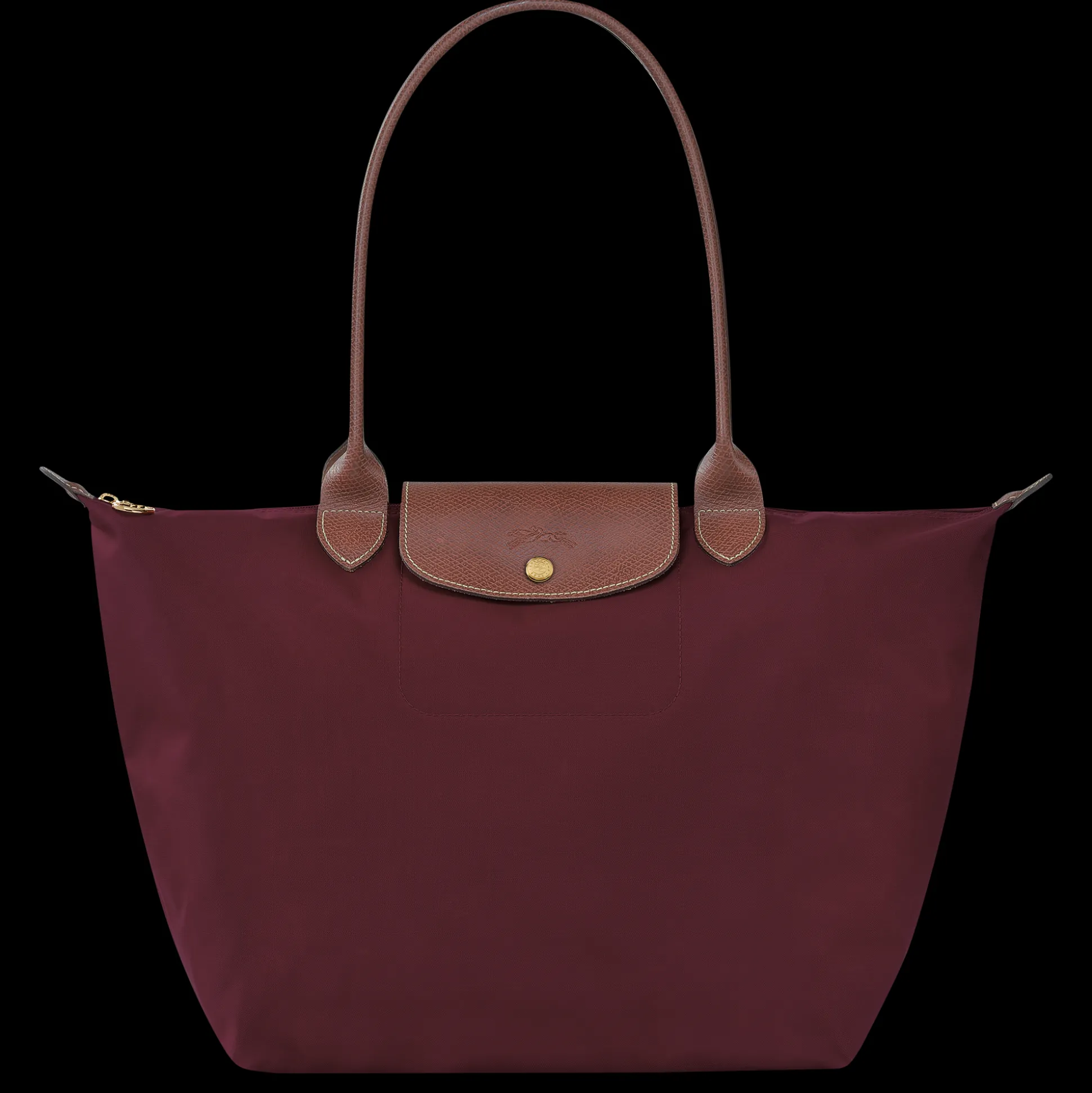 Cheap Longchamp Borsa da spalla L Amaranto