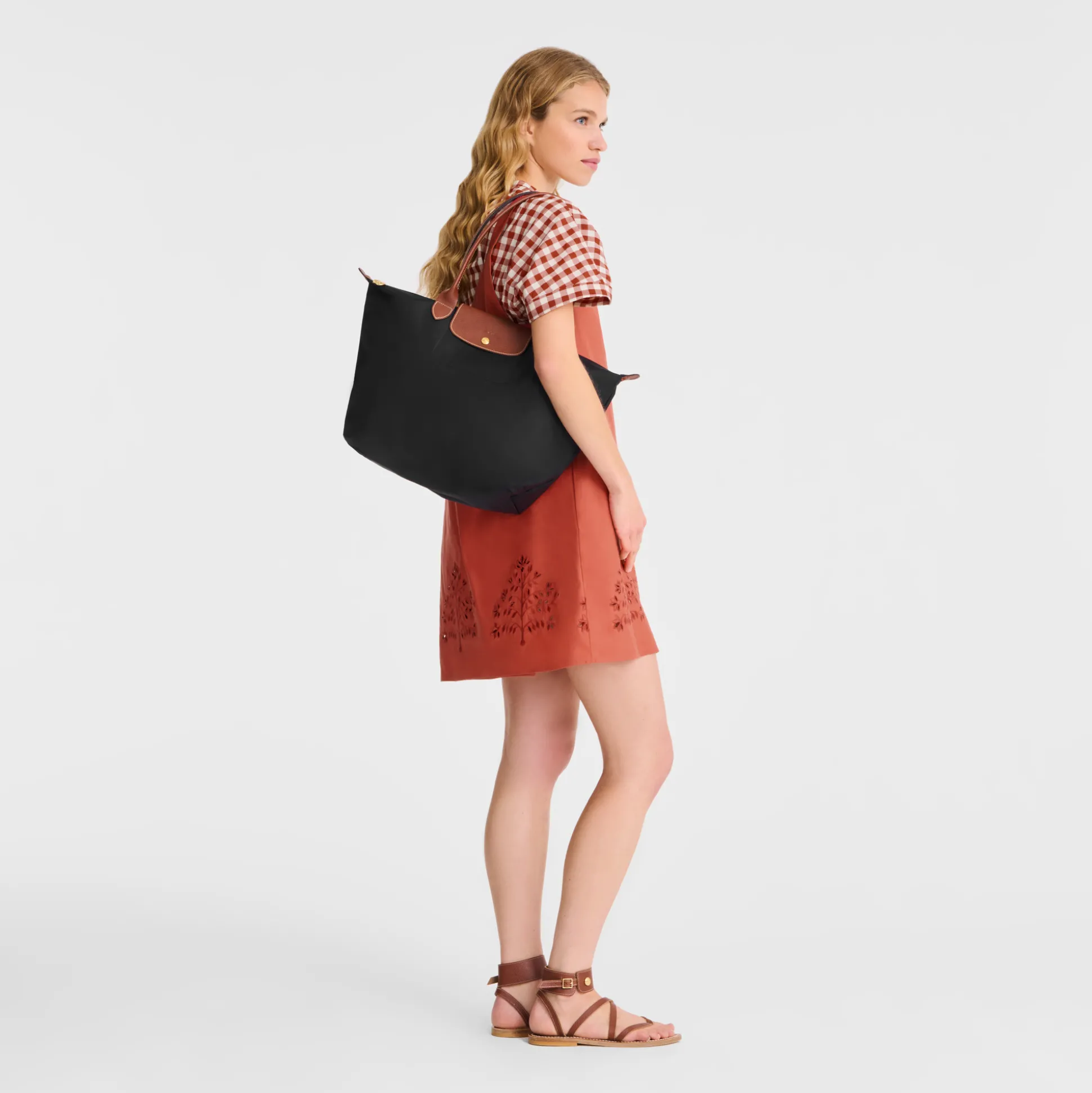 Flash Sale Longchamp Borsa da spalla L Nero