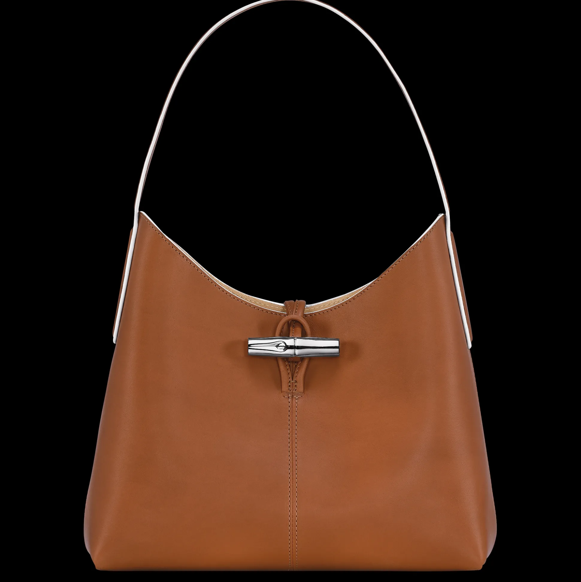 Fashion Longchamp Borsa da spalla M Cognac