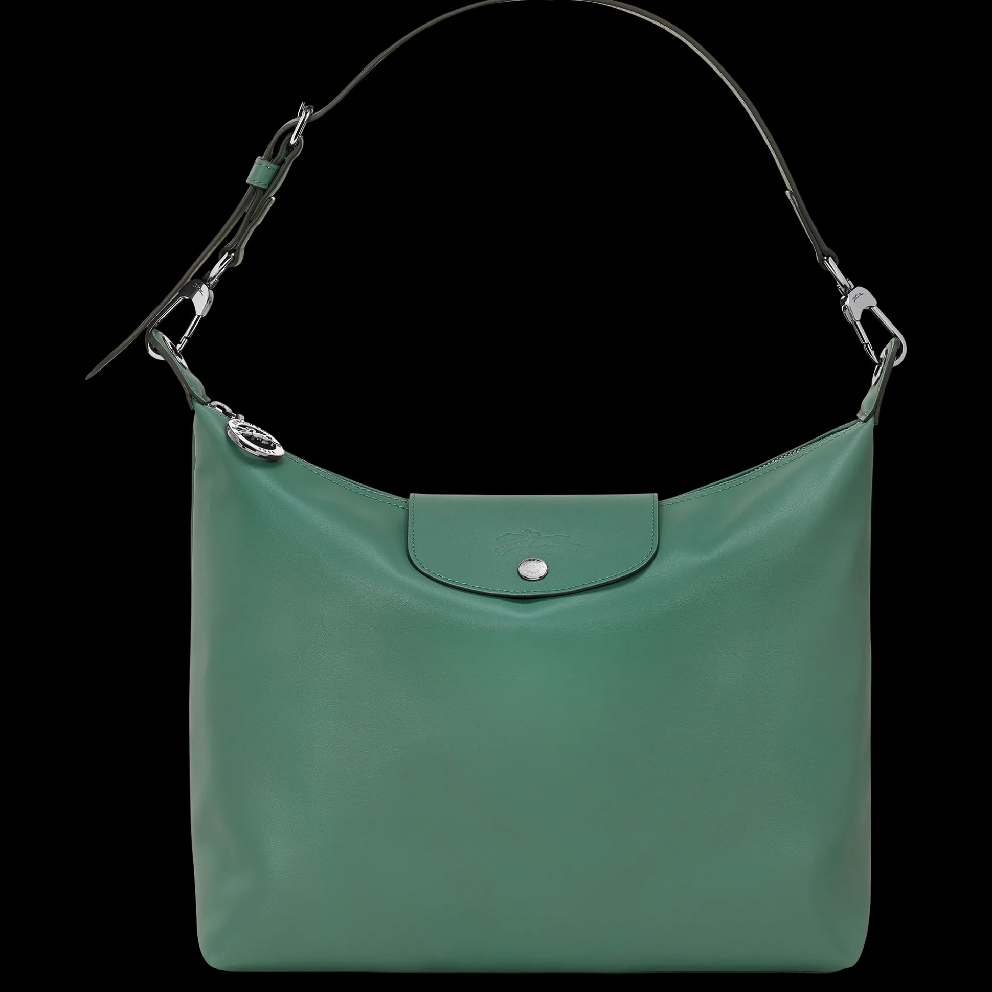 Cheap Longchamp Borsa da spalla M Salvia