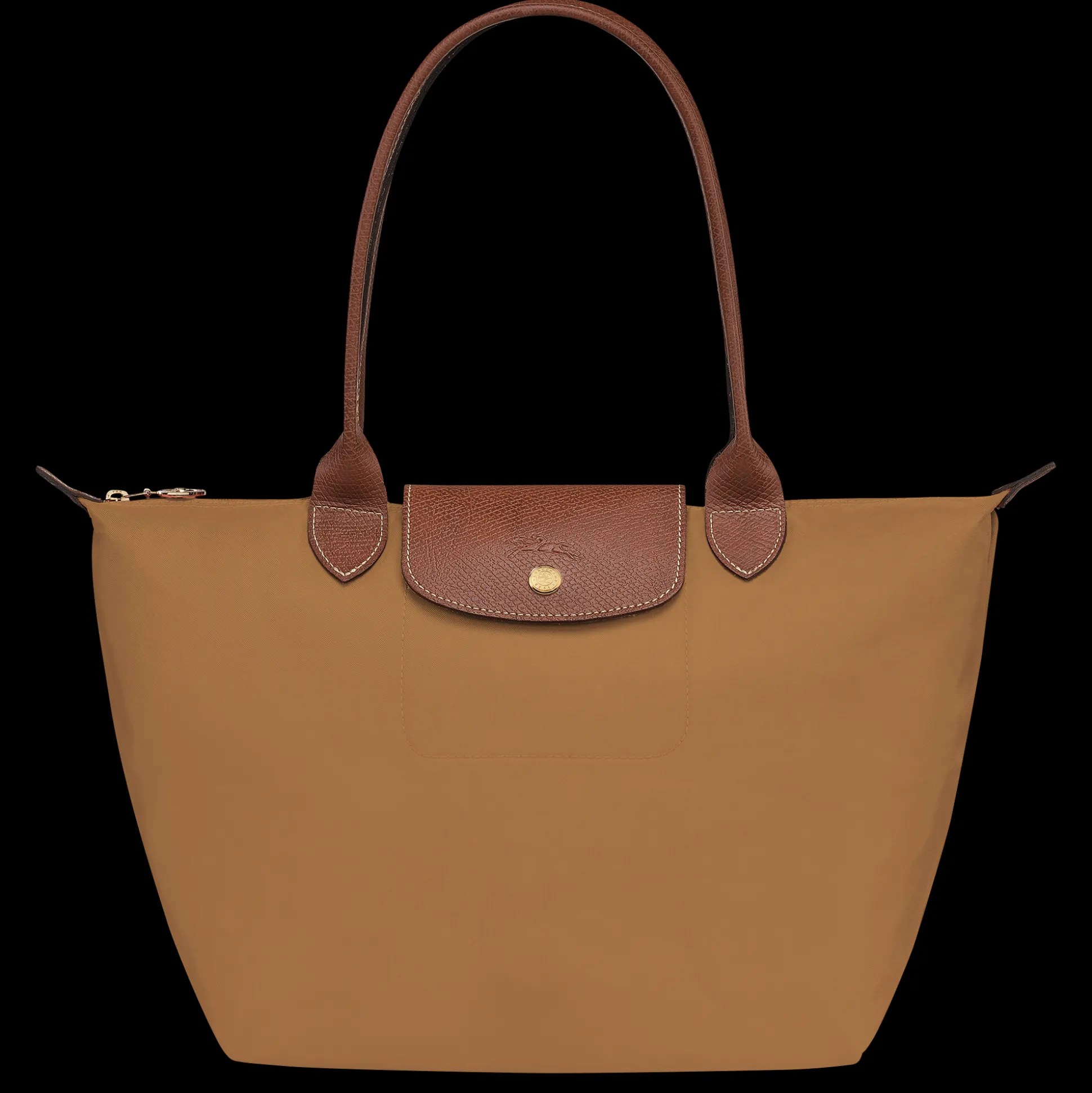 Cheap Longchamp Borsa da spalla M Camoscio