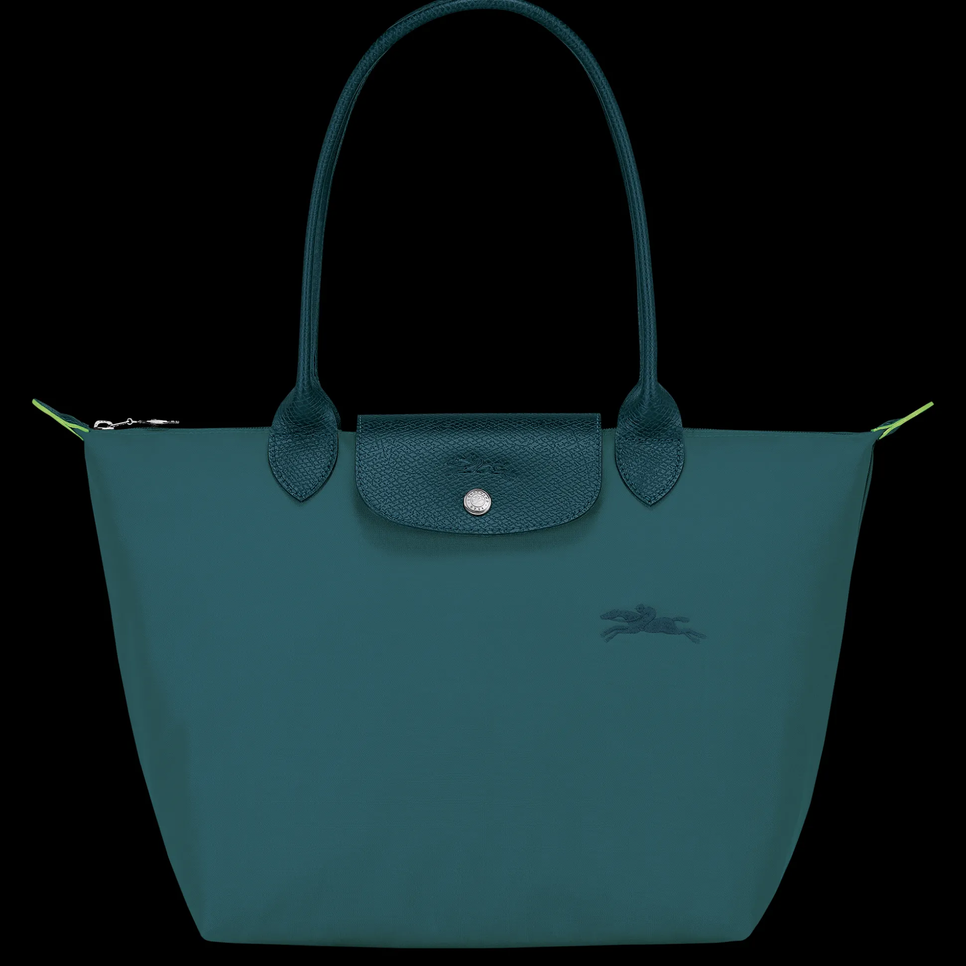 Shop Longchamp Borsa da spalla M Pavone