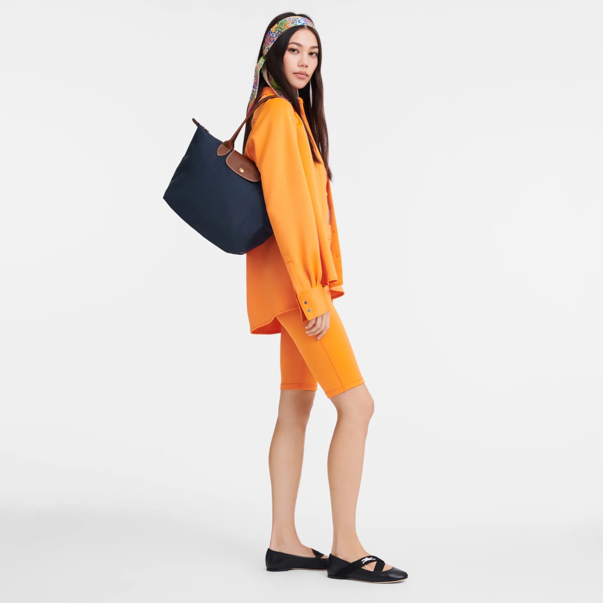 Sale Longchamp Borsa da spalla M Marine