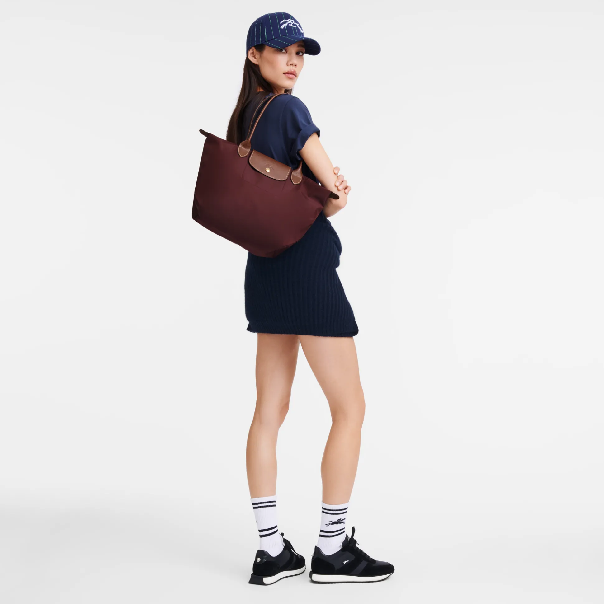 Store Longchamp Borsa da spalla M Amaranto