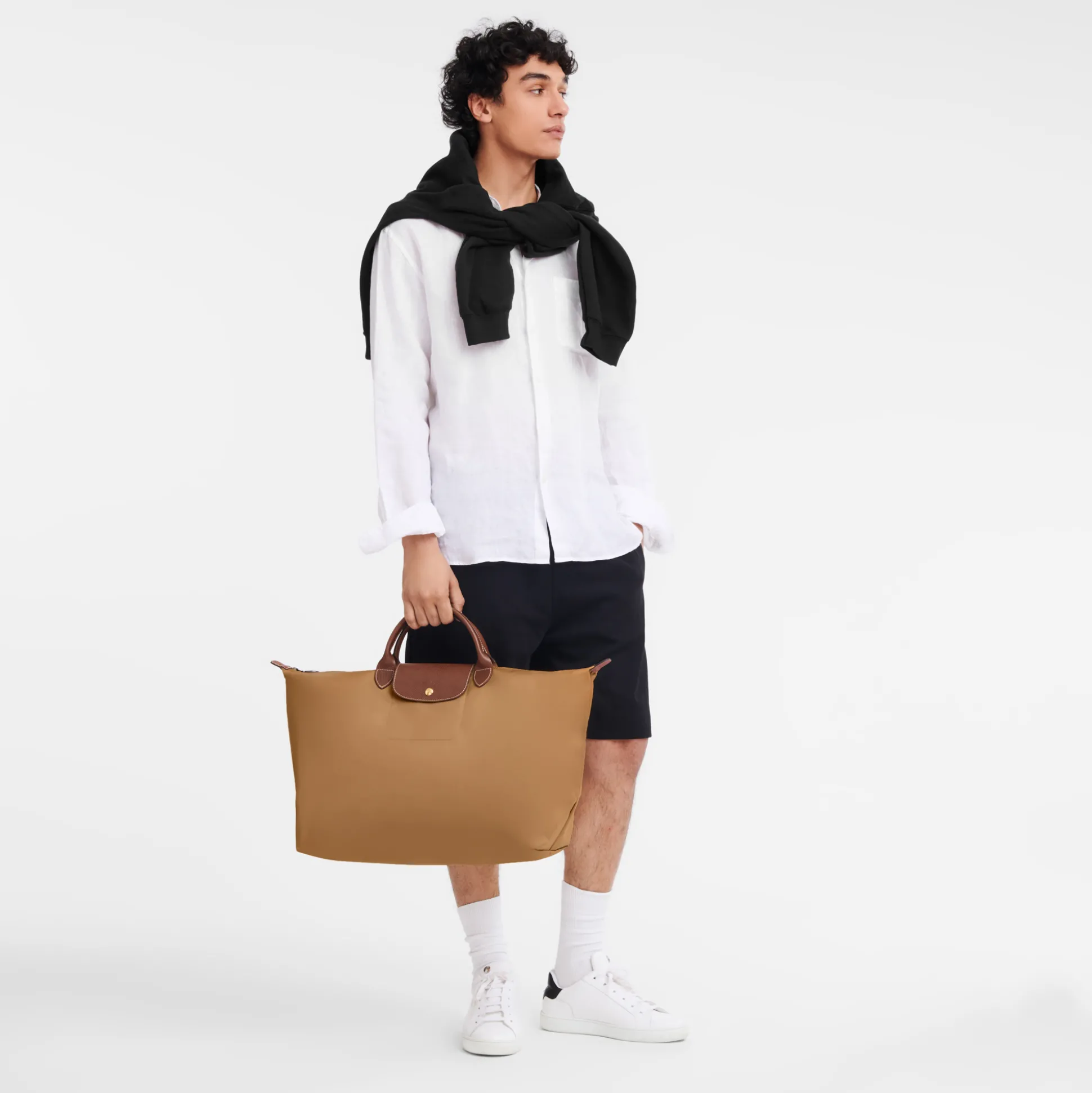 Flash Sale Longchamp Borsa da viaggio L Camoscio