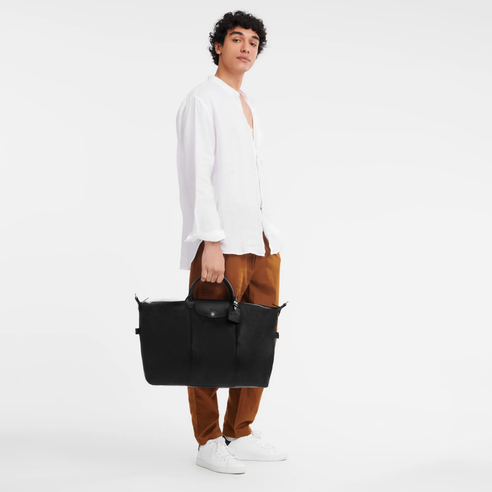 Shop Longchamp Borsa da viaggio L Nero