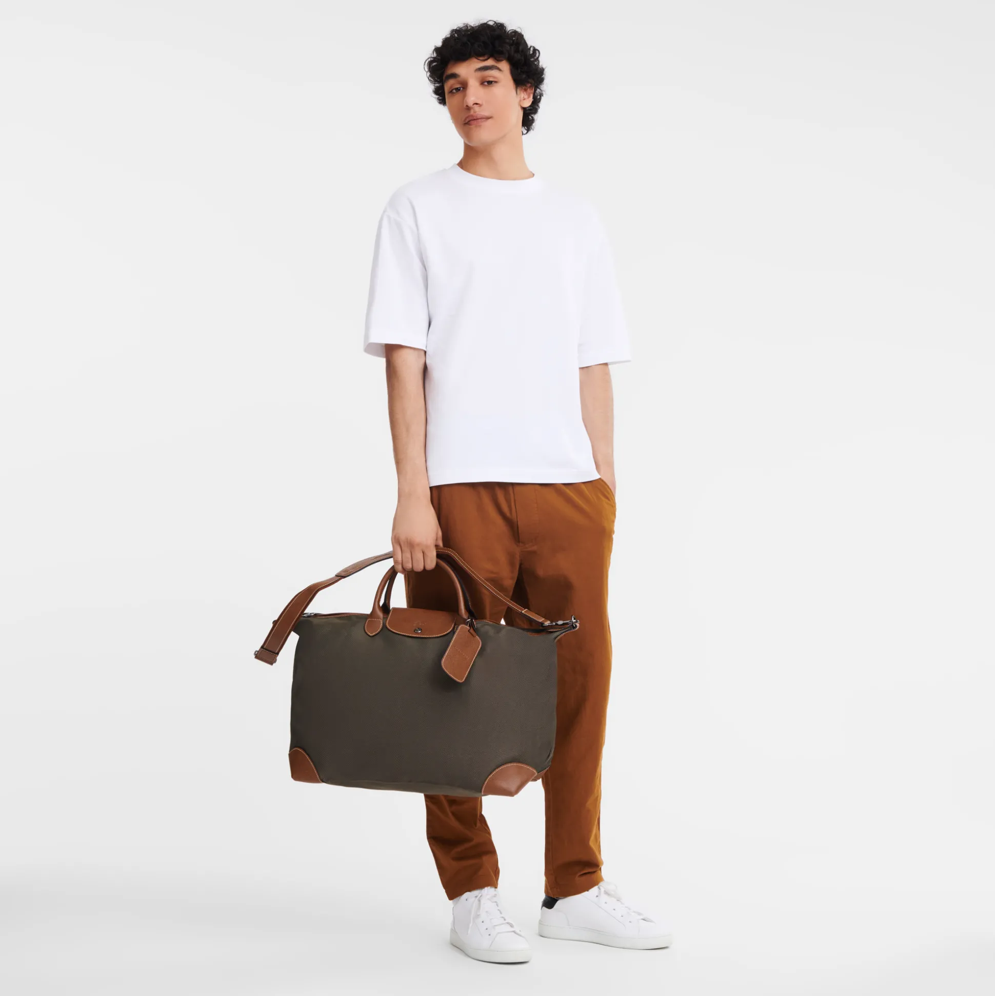 Store Longchamp Borsa da viaggio L Marrone