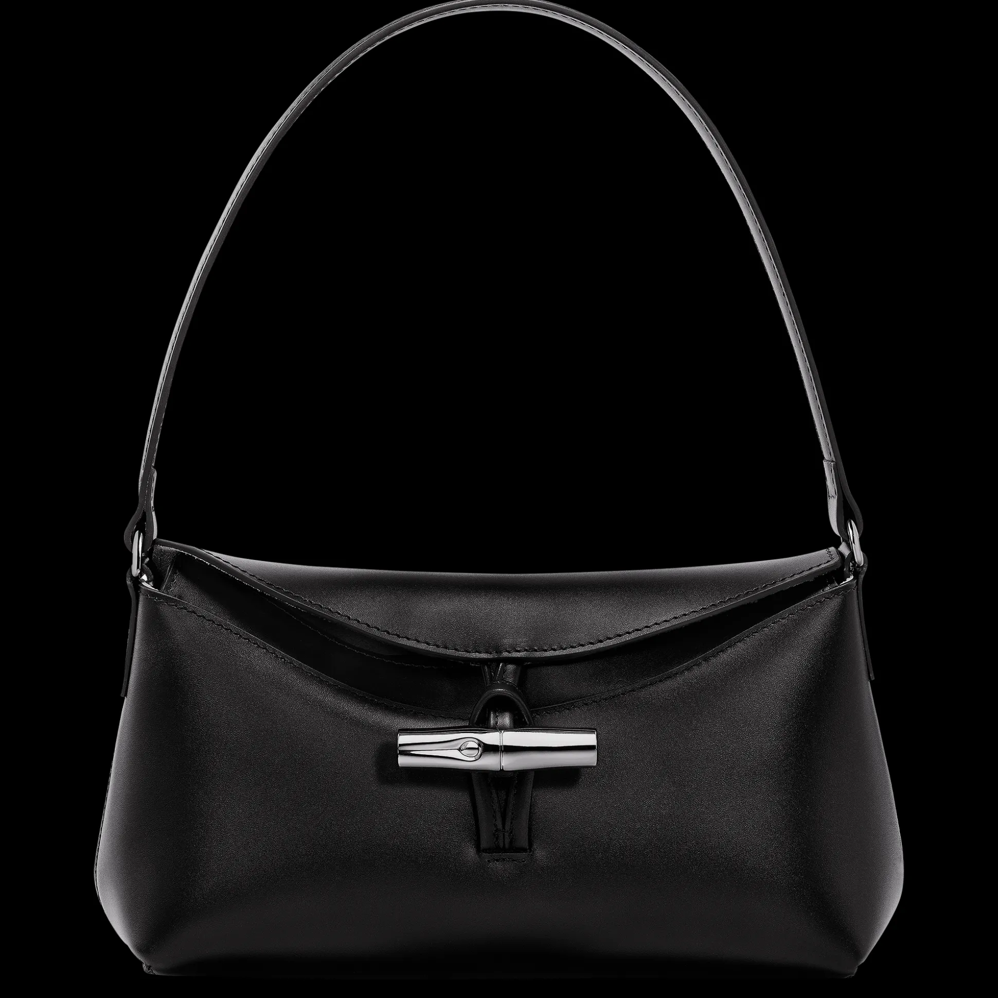 Best Sale Longchamp Borsa hobo S Nero