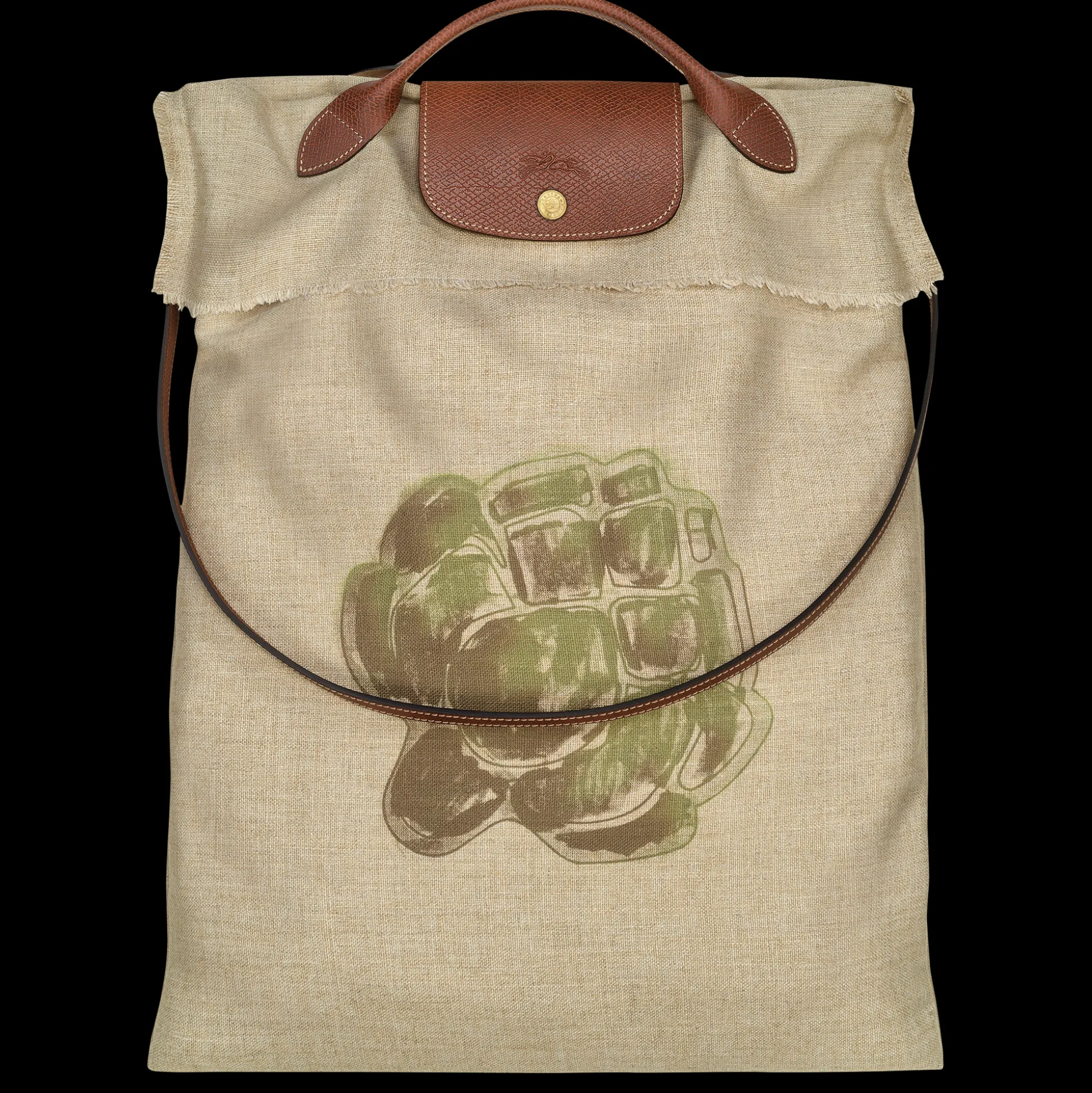 New Longchamp Borsa verde XL Carciofo