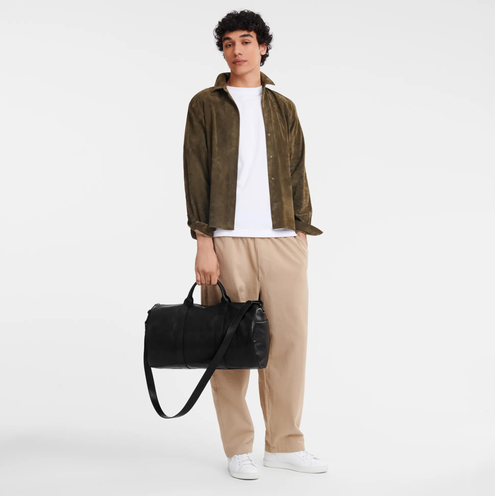 Cheap Longchamp Borsone S Nero