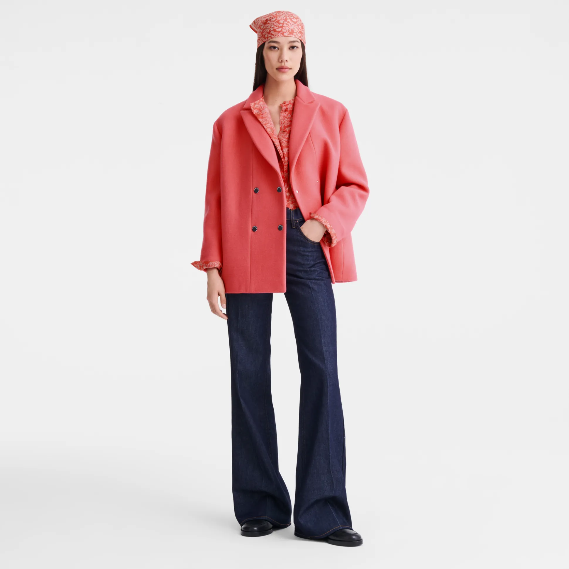 New Longchamp Caban dritto Blush