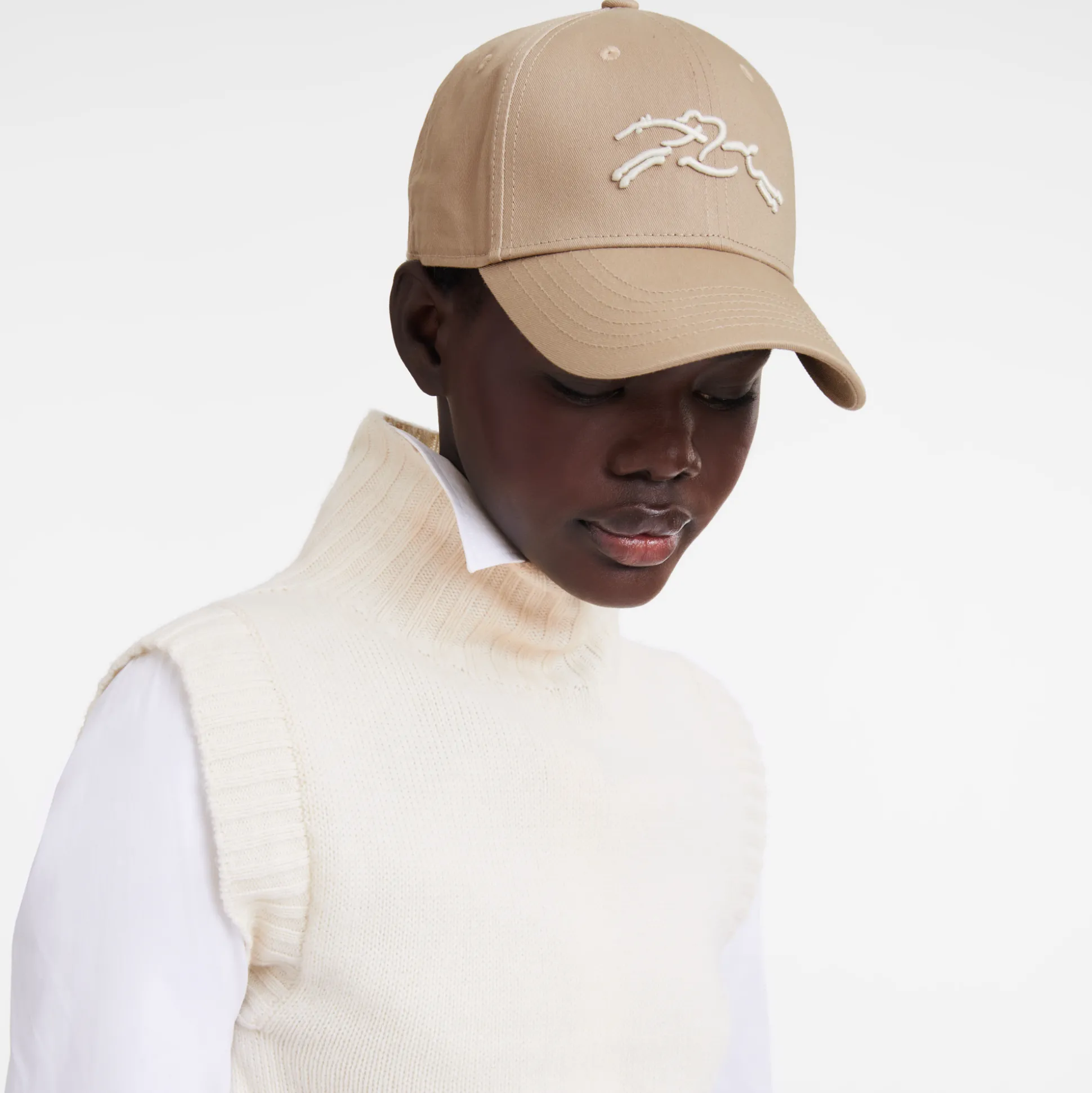 Outlet Longchamp Cappuccio solido Beige