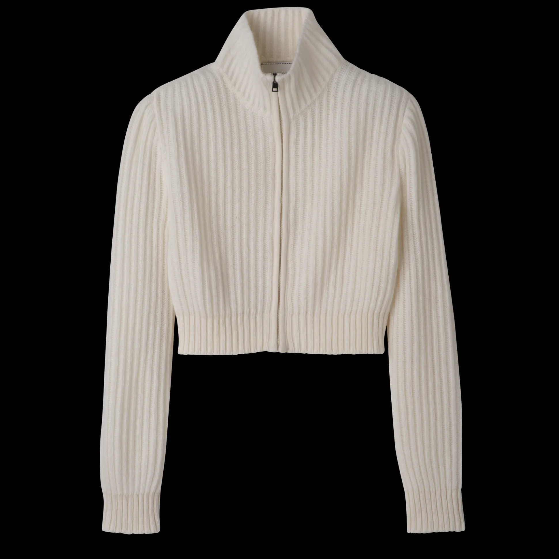 Discount Longchamp Cardigan corto con collo a cerniera Greggio