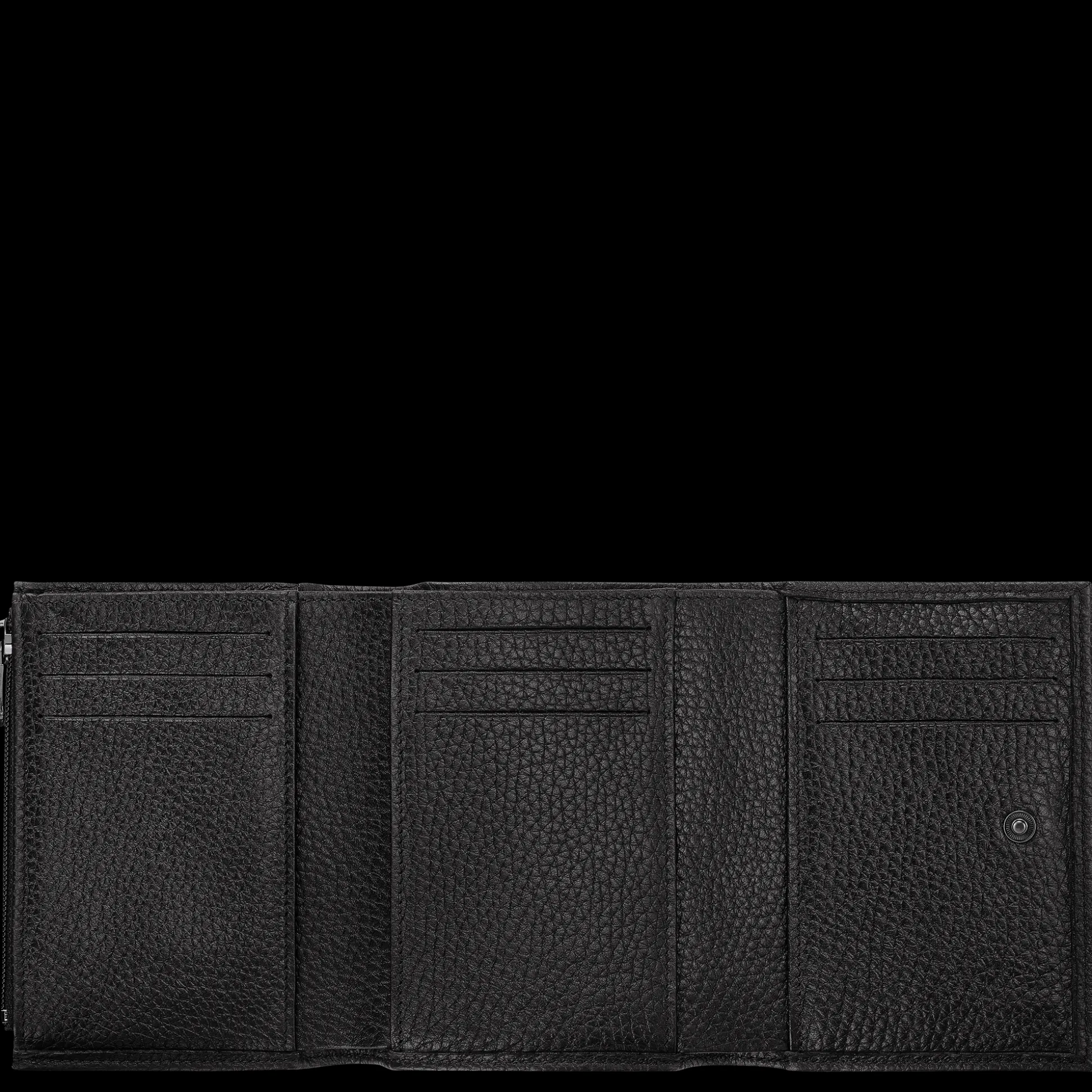 Cheap Longchamp Cartera compacta Nero