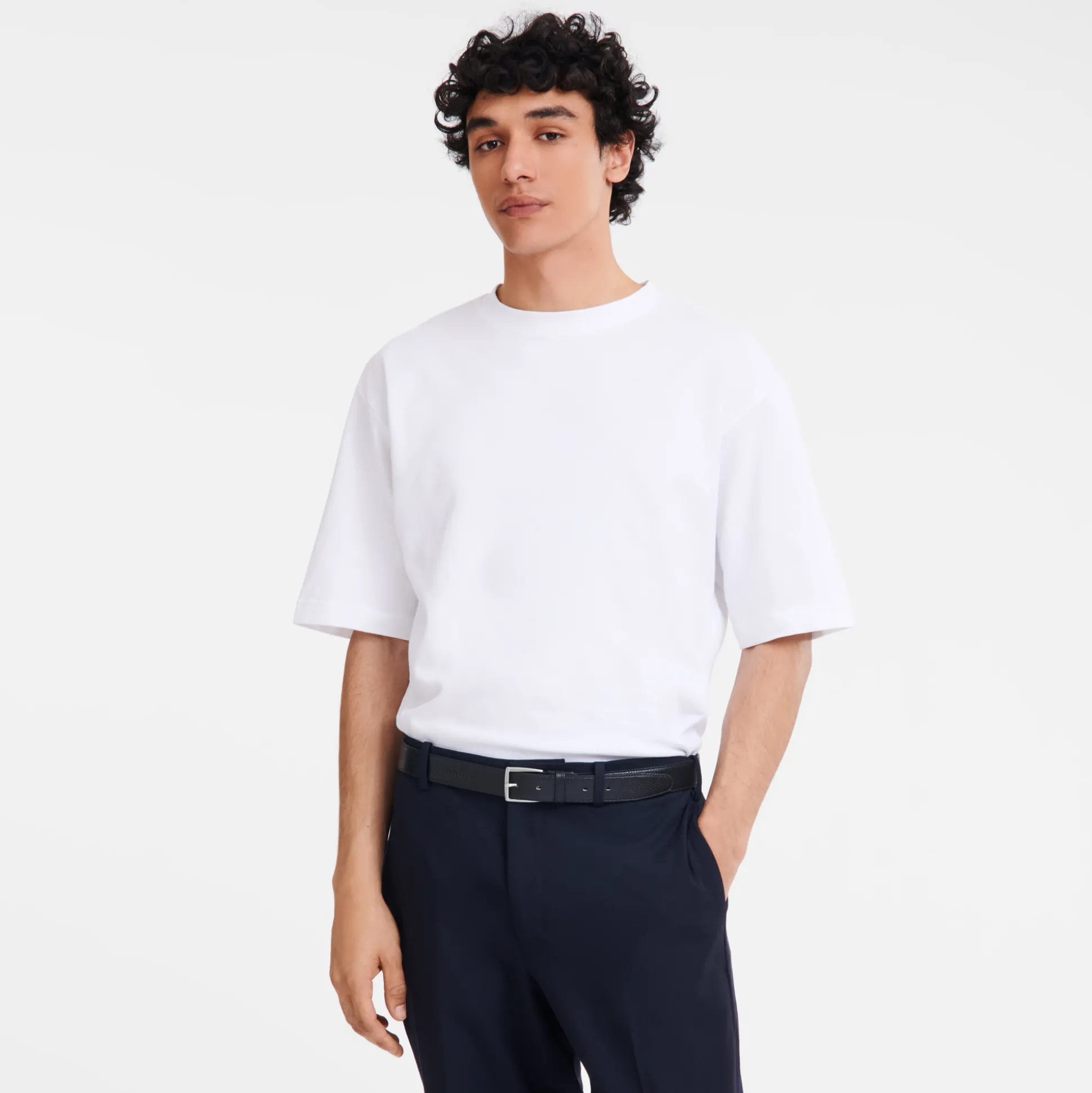 Discount Longchamp Cintura da uomo Nero