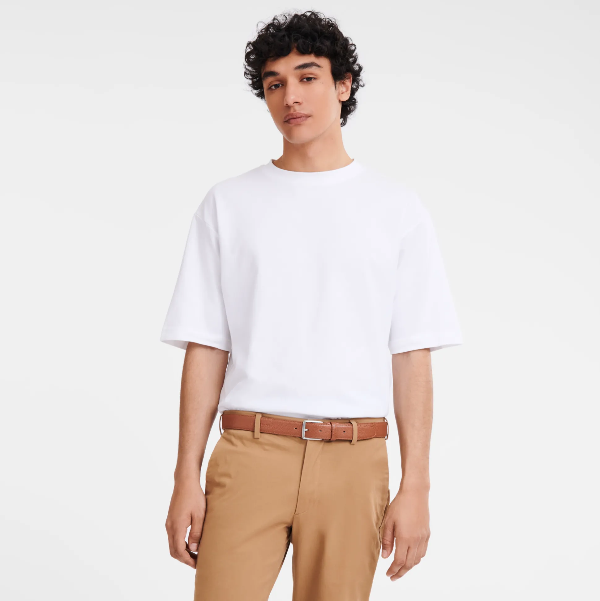 Shop Longchamp Cintura da uomo Caramello