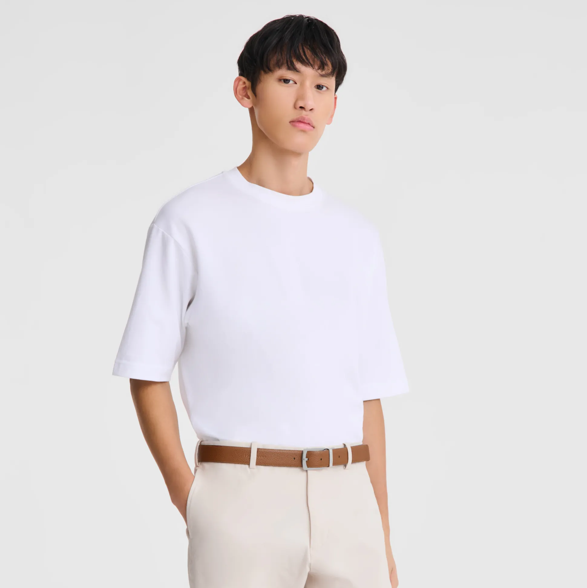 cintura_da_uomo_2-2.webp Hot Longchamp Cintura da uomo Nero/Caramello