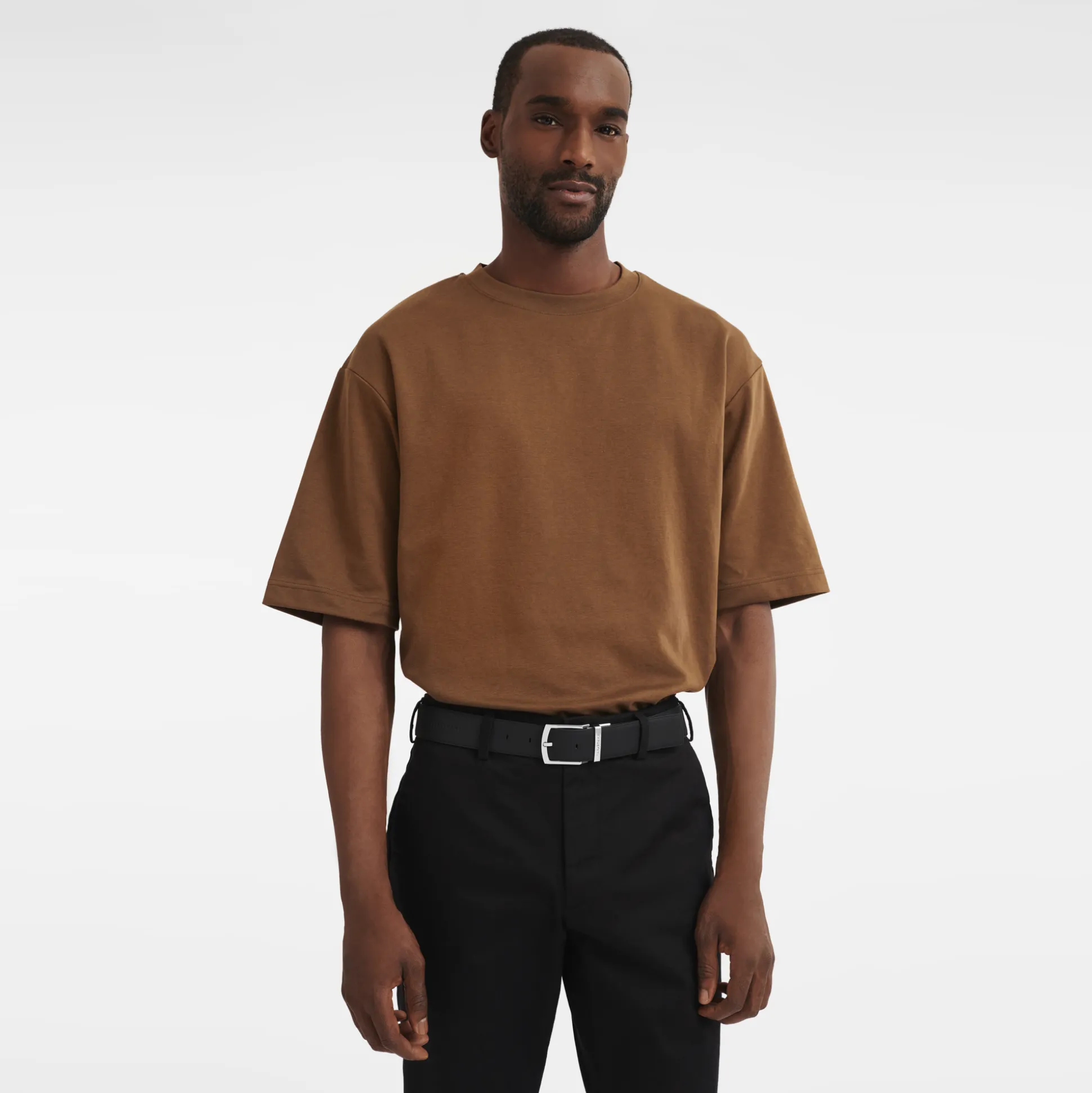 cintura_da_uomo_3-4.webp Hot Longchamp Cintura da uomo Moka/Nero