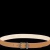 Cheap Longchamp Cinturón de mujer Le Roseau Pelle - Noce