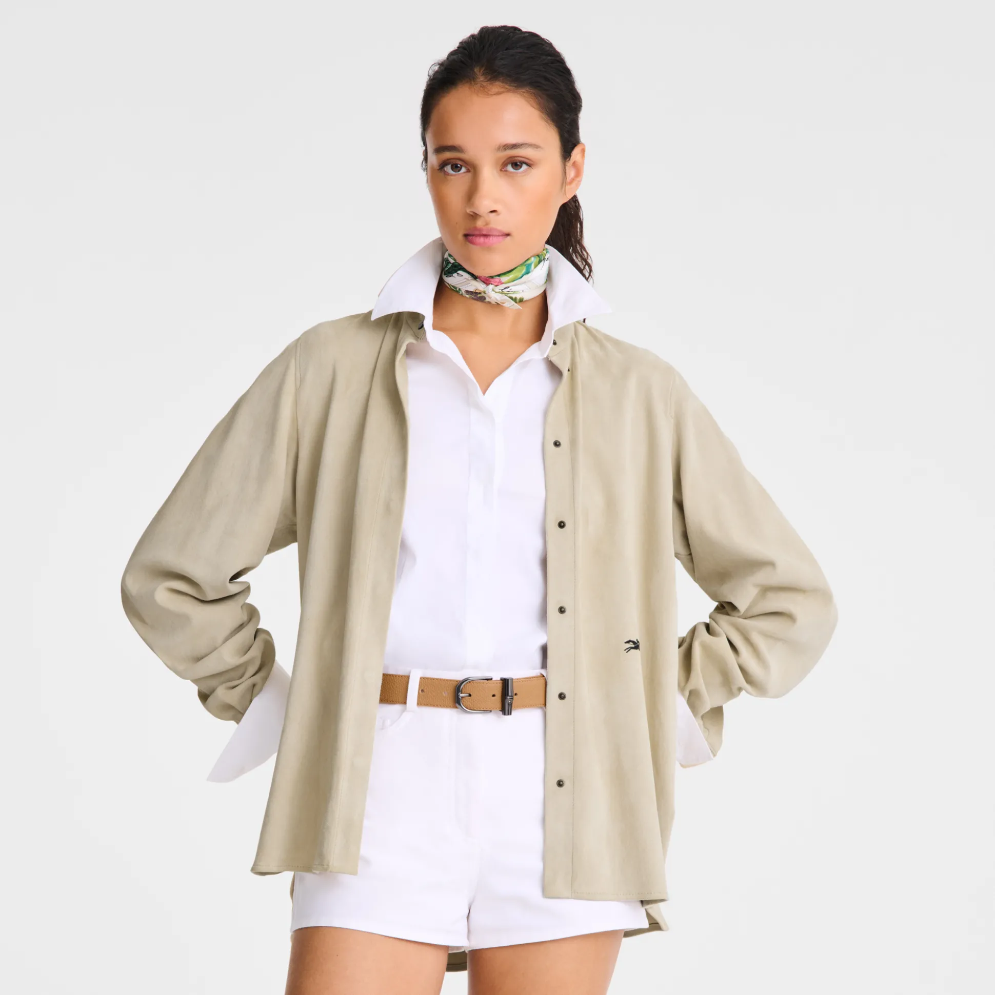 cinturn_de_mujer_le_roseau_pelle__noce_1.webp Cheap Longchamp Cinturón de mujer Le Roseau Pelle - Noce