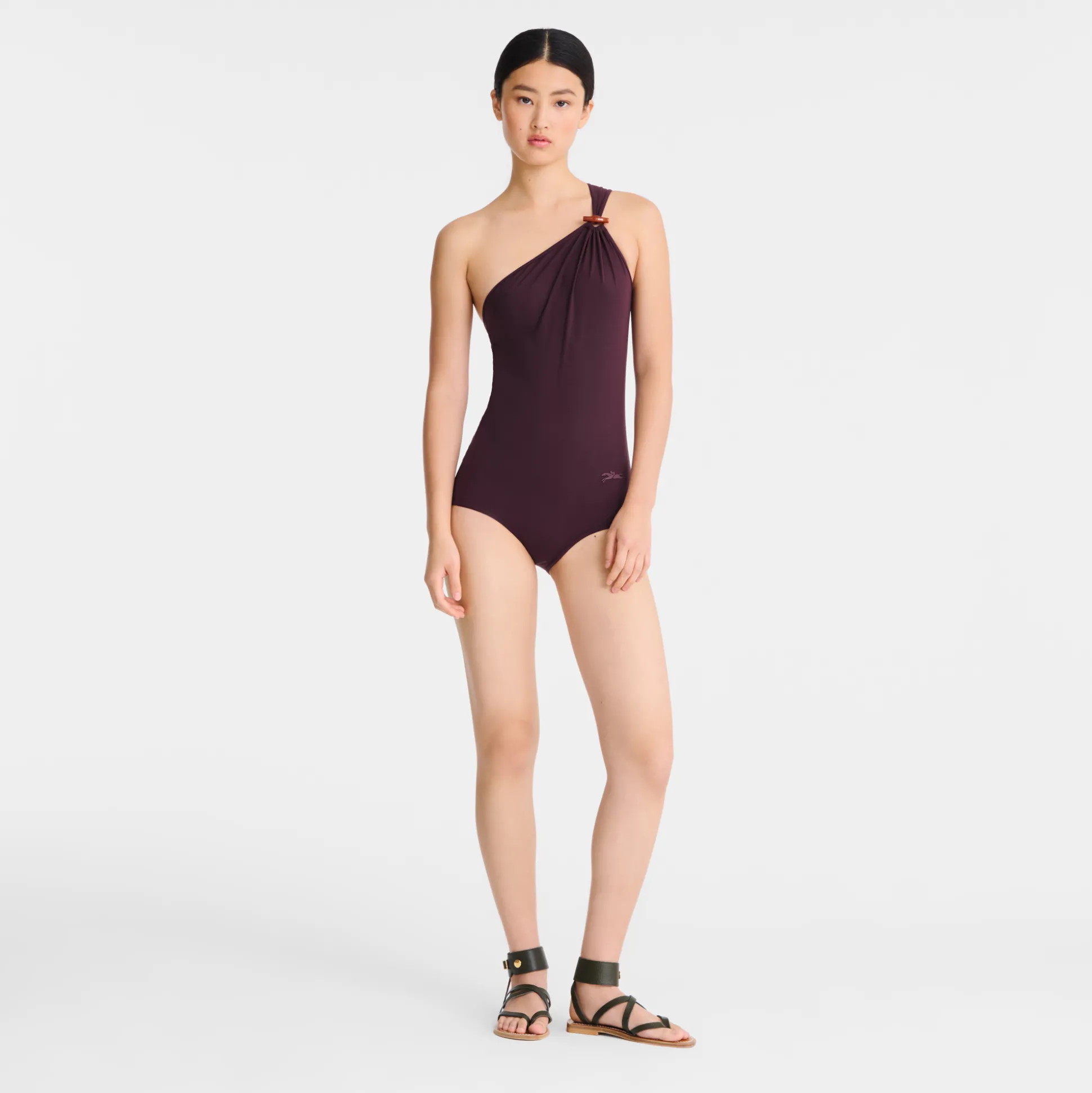 Cheap Longchamp Costume da bagno Melanzana