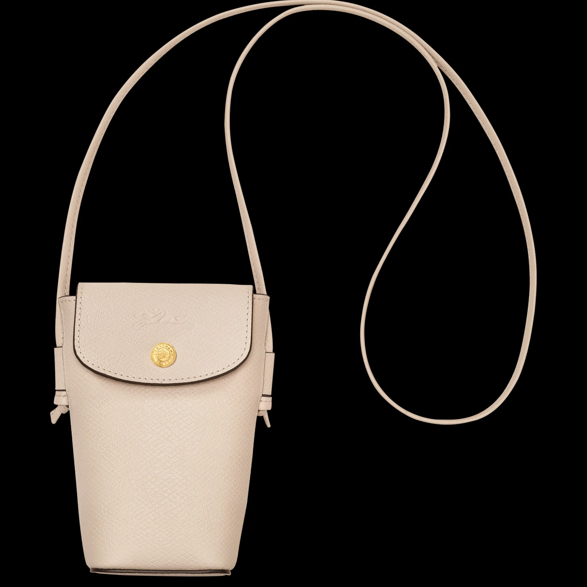 Flash Sale Longchamp Custodia per cellulare con laccio in cuoio Carta