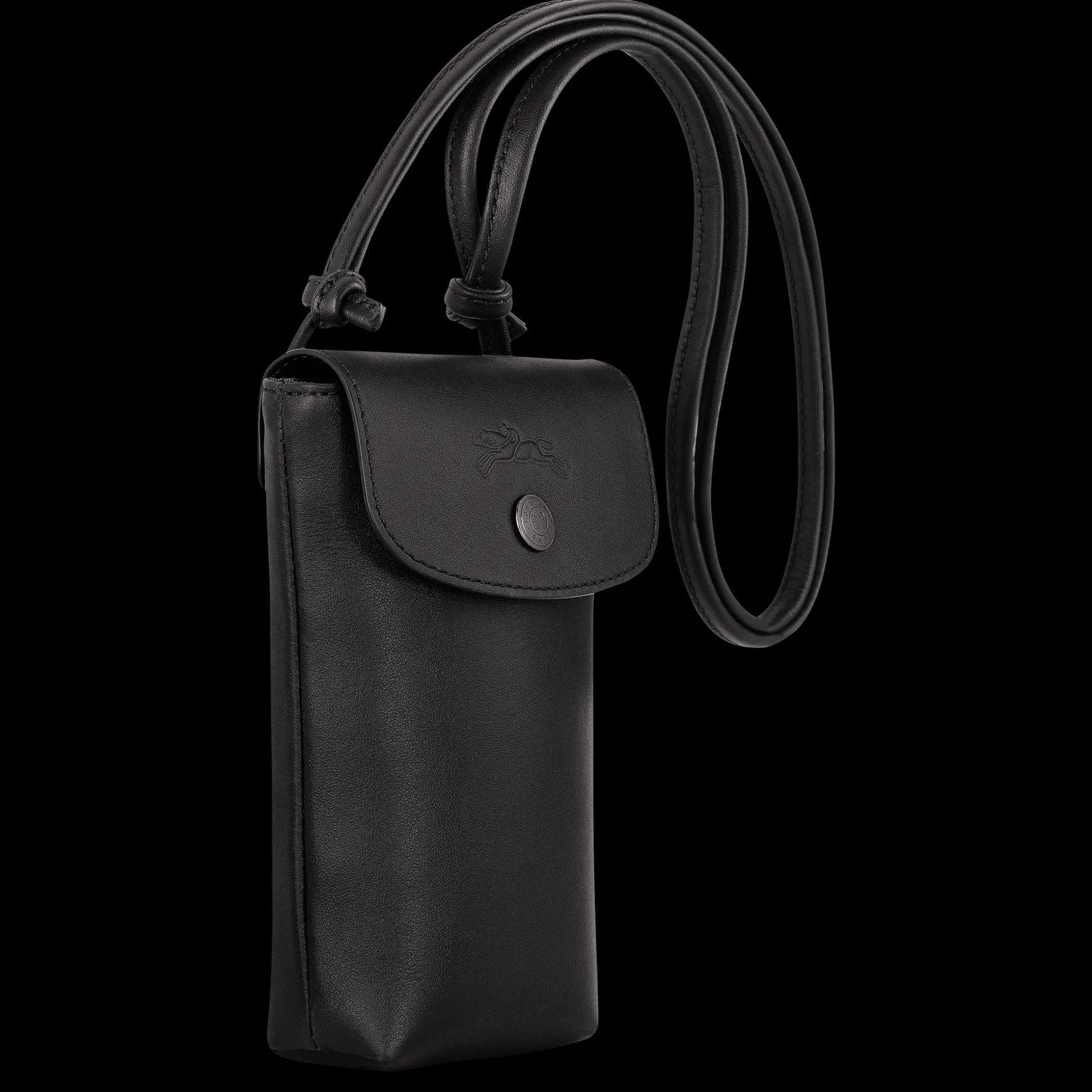 custodia_per_cellulare_con_laccio_in_cuoio_2-26.webp Hot Longchamp Custodia per cellulare con laccio in cuoio Nero