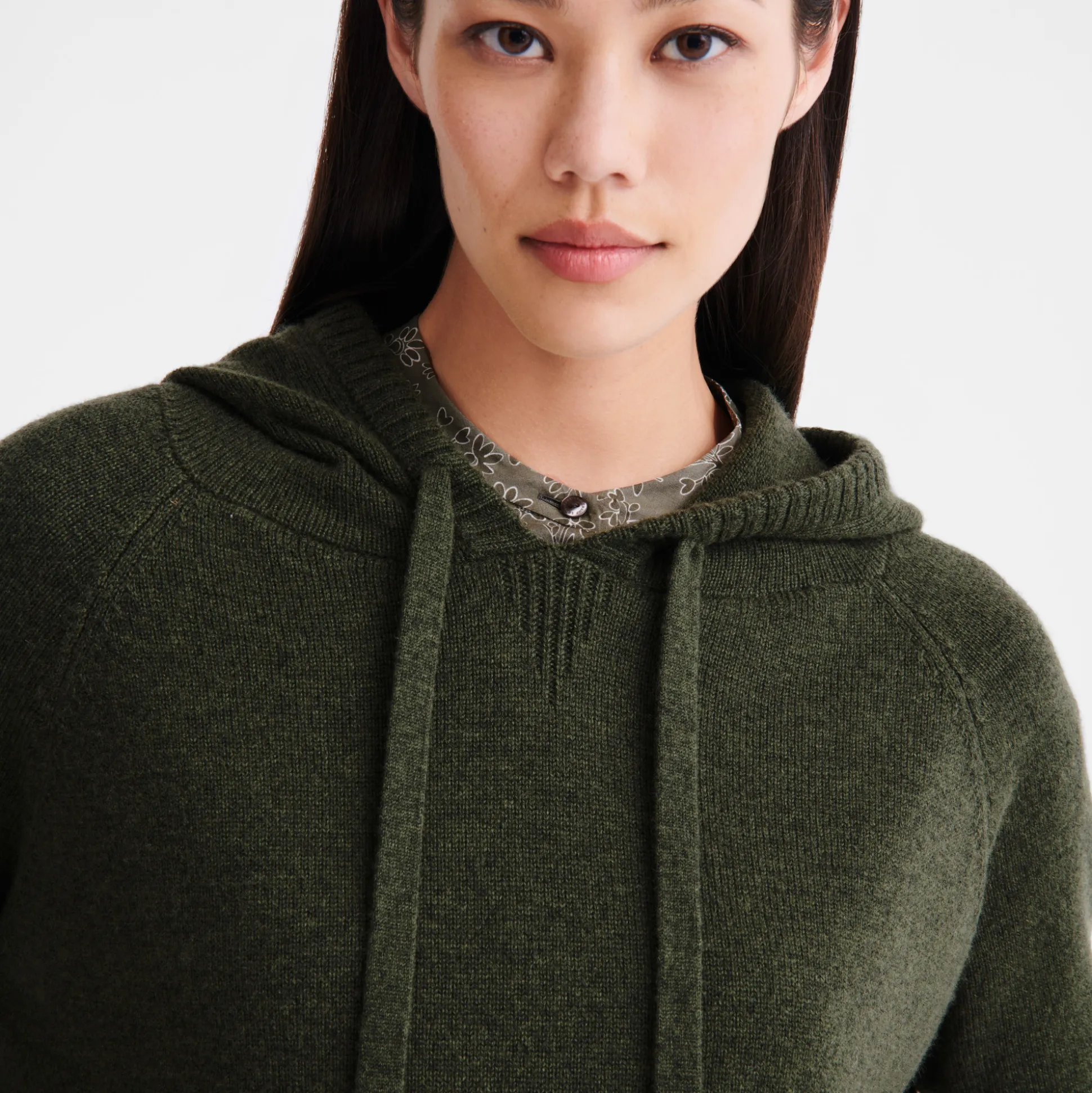 felpa_con_cappuccio_3.webp Discount Longchamp Felpa con cappuccio Kaki