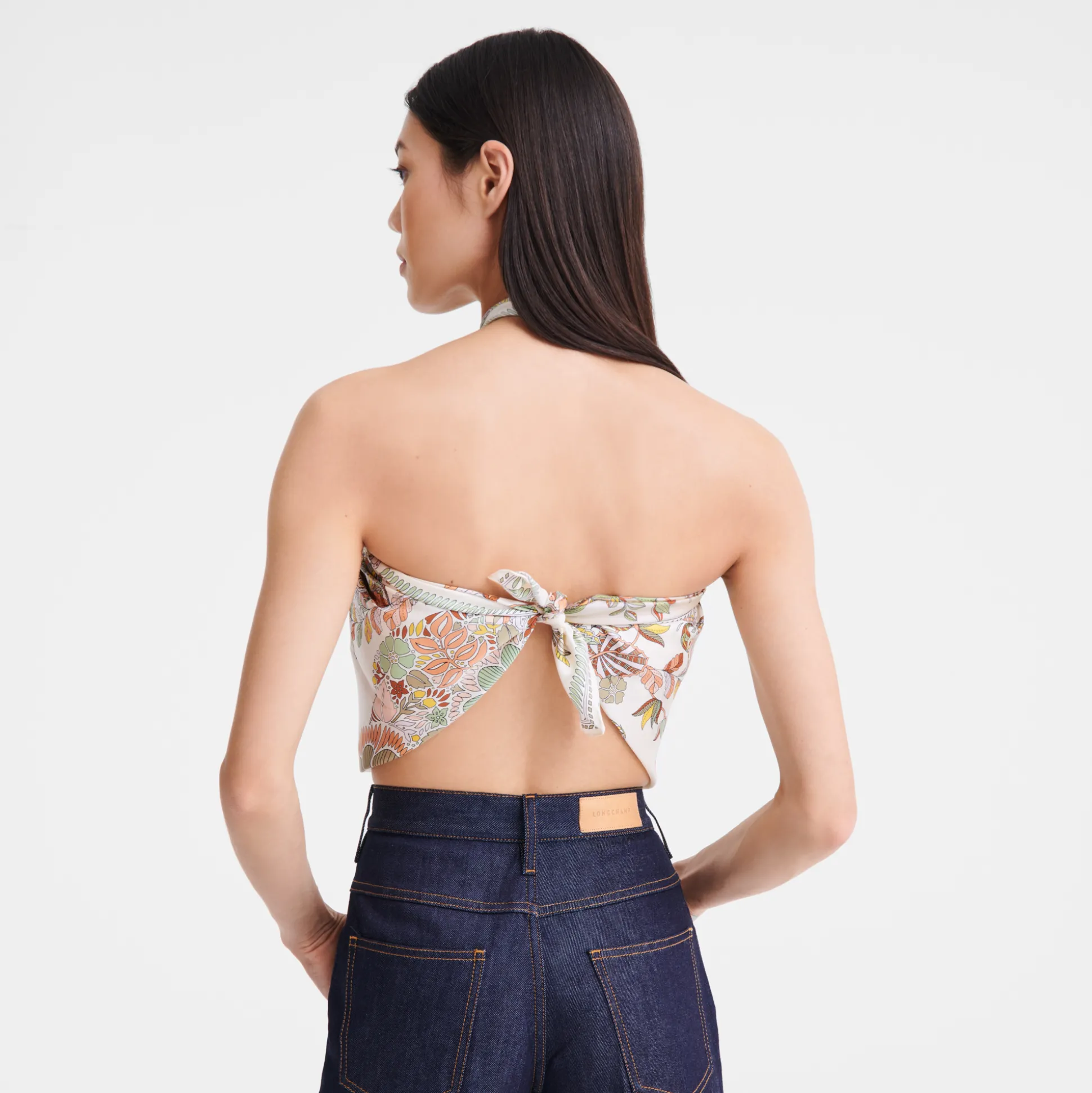 foulard_di_seta__fort_longchamp_other__greggio_2.webp Discount Longchamp Foulard di seta 90 Forêt OTHER - Greggio