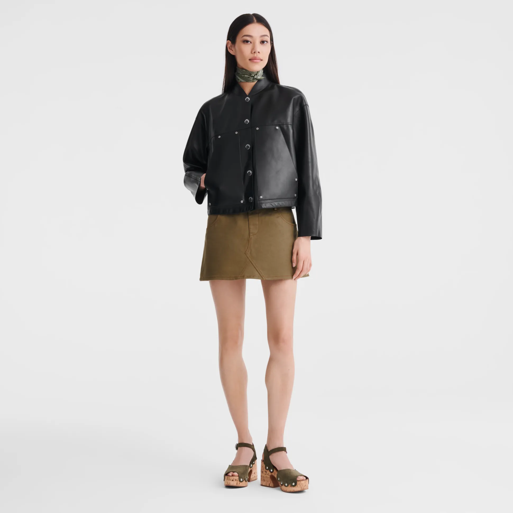 Hot Longchamp Giacca Nero