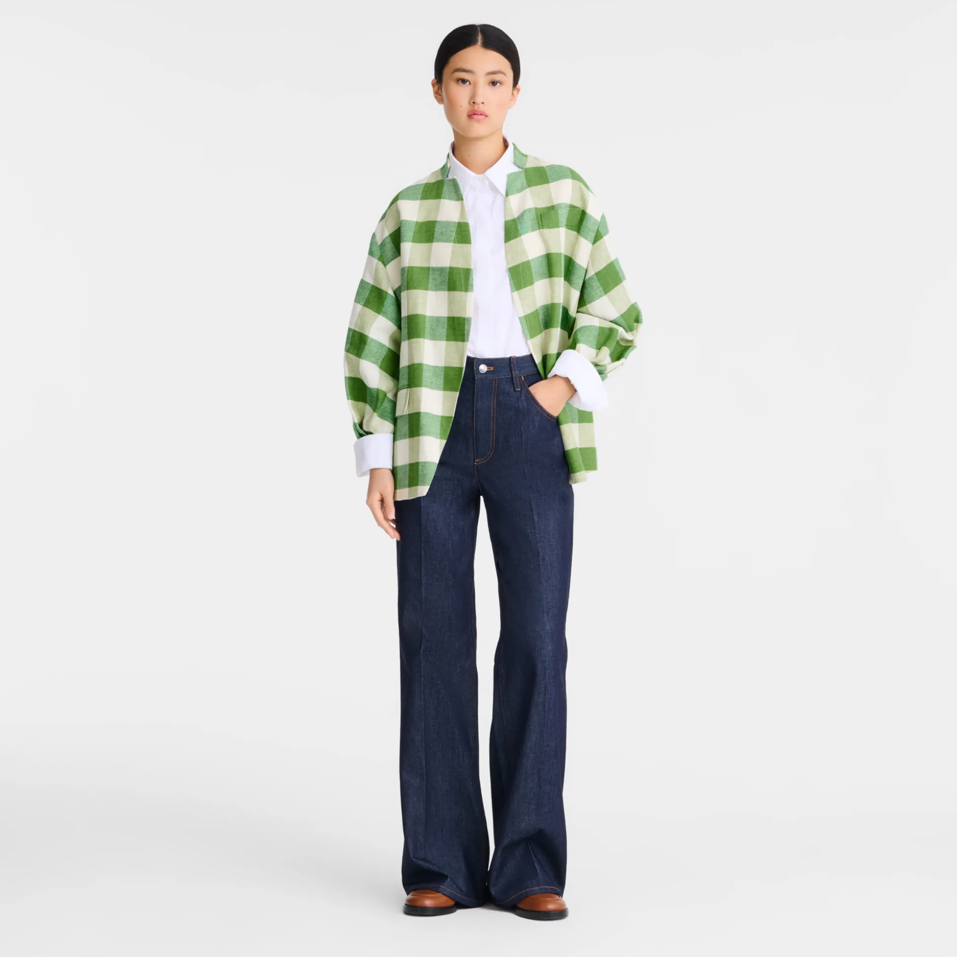 Flash Sale Longchamp Giacca kimono Verde