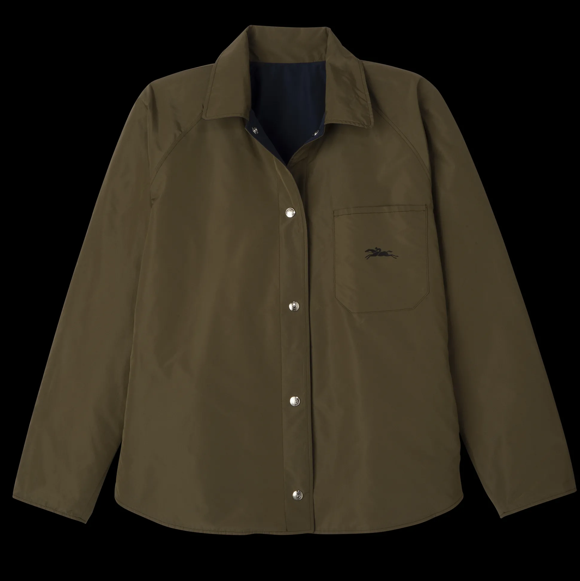 Cheap Longchamp Giubbotto imbottito Marine/Carciofo