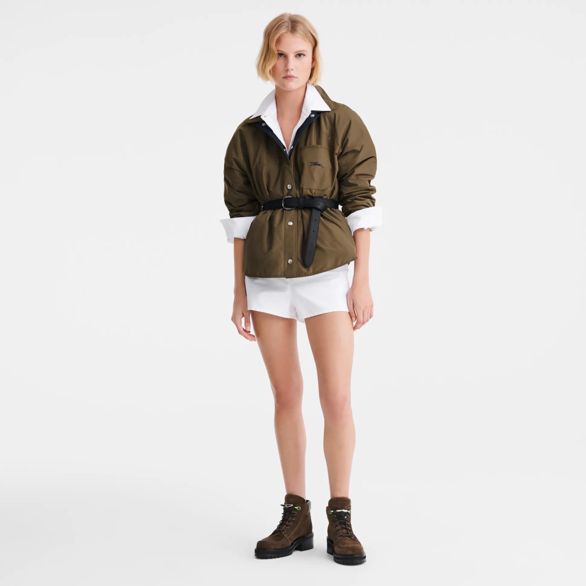 Cheap Longchamp Giubbotto imbottito Marine/Carciofo