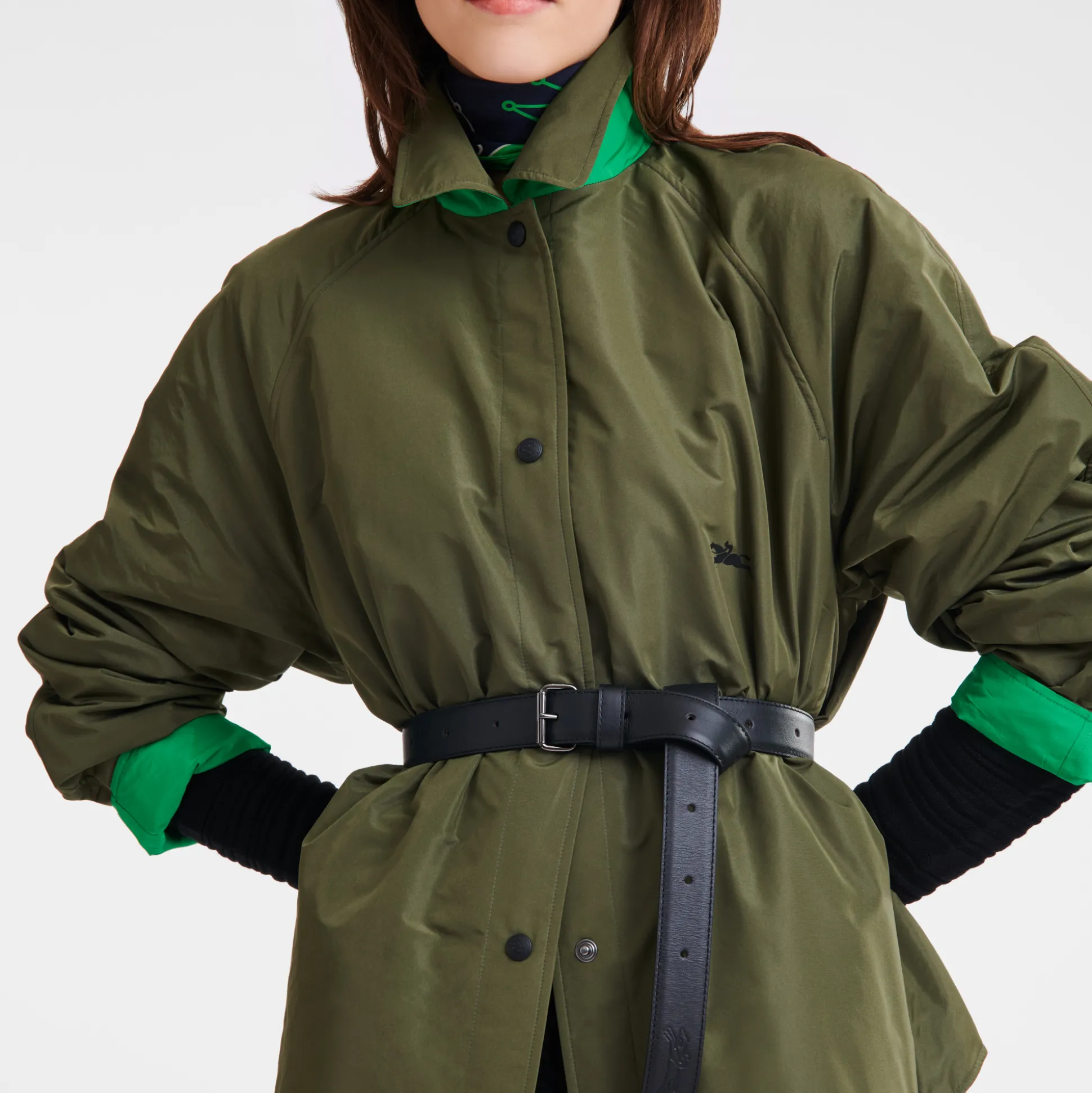 giubbotto_imbottito_5.webp Store Longchamp Giubbotto imbottito Kaki/Verde