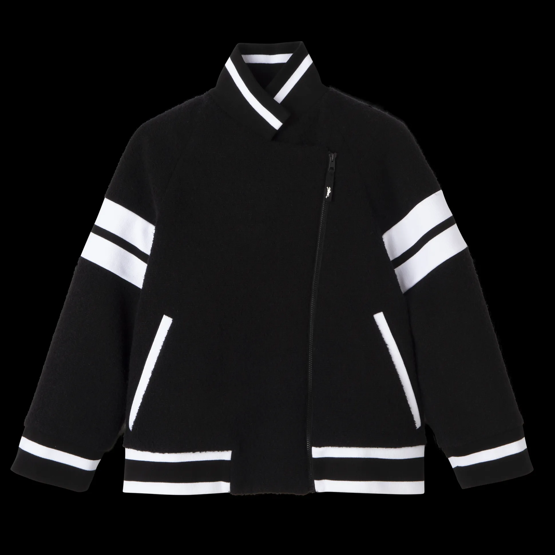 New Longchamp Giubbotto oversize Nero