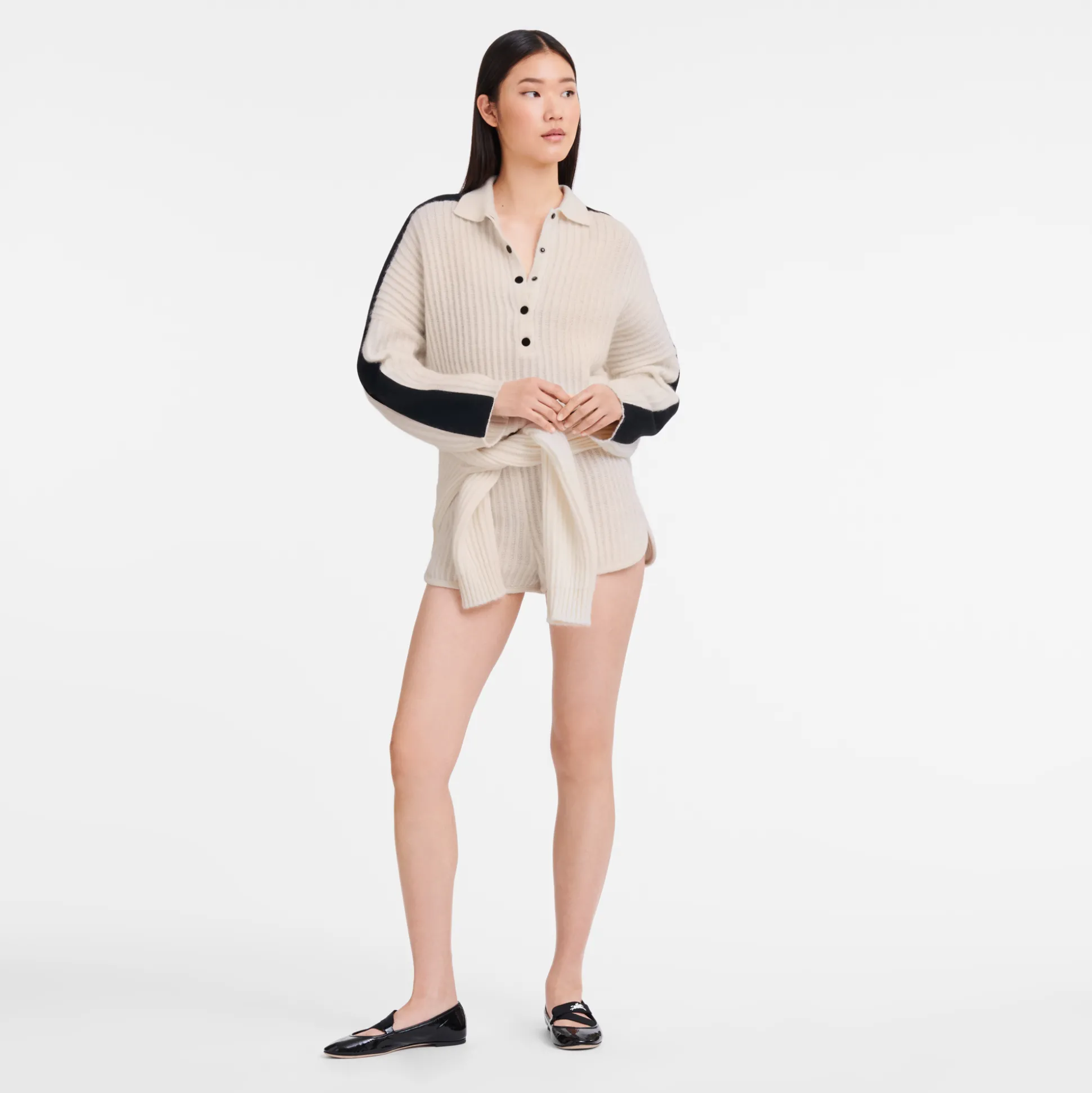 Flash Sale Longchamp Maglia con colletto a polo Greggio