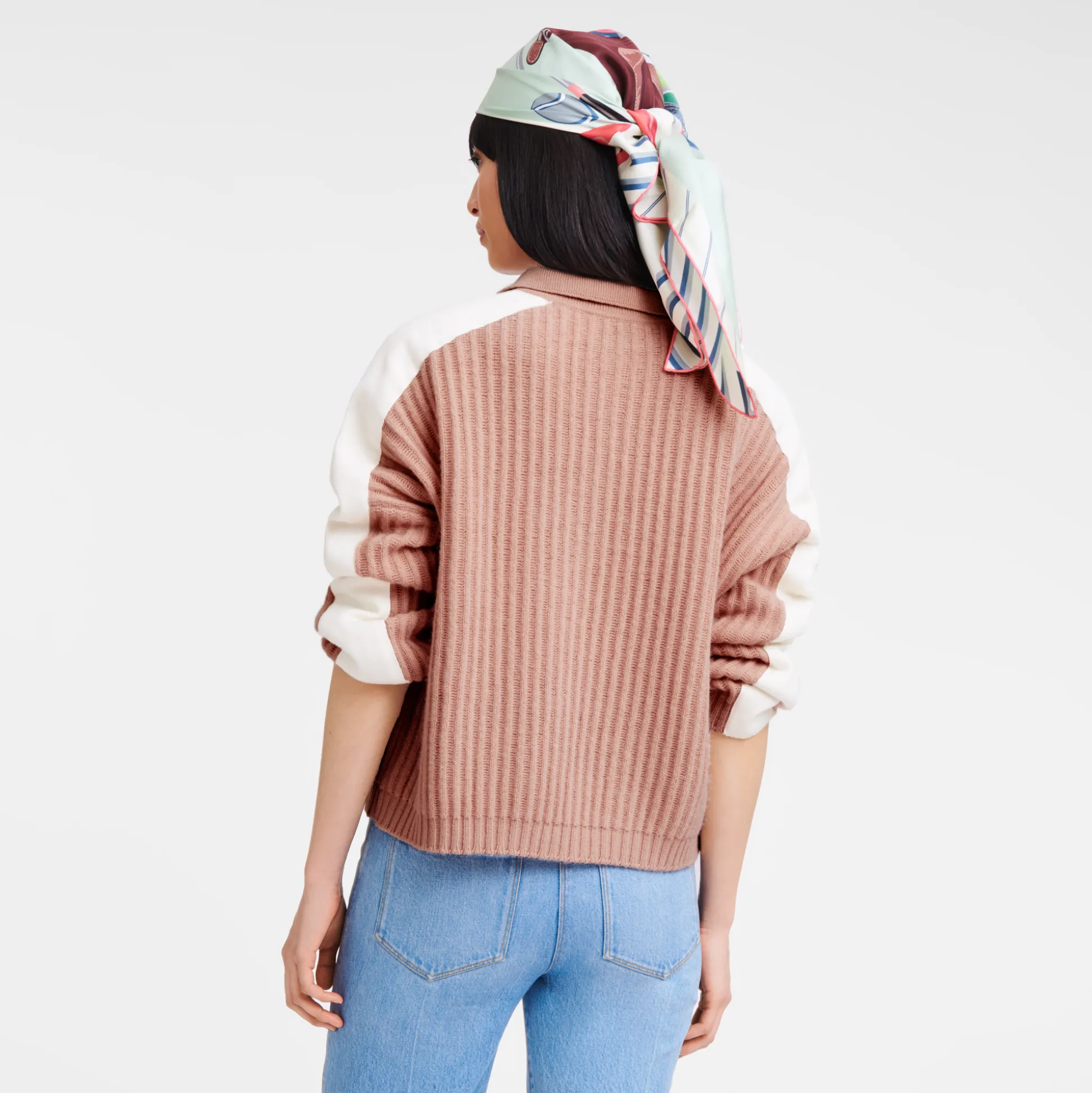 maglia_con_colletto_a_polo_2-4.webp Cheap Longchamp Maglia con colletto a polo BeigePelle