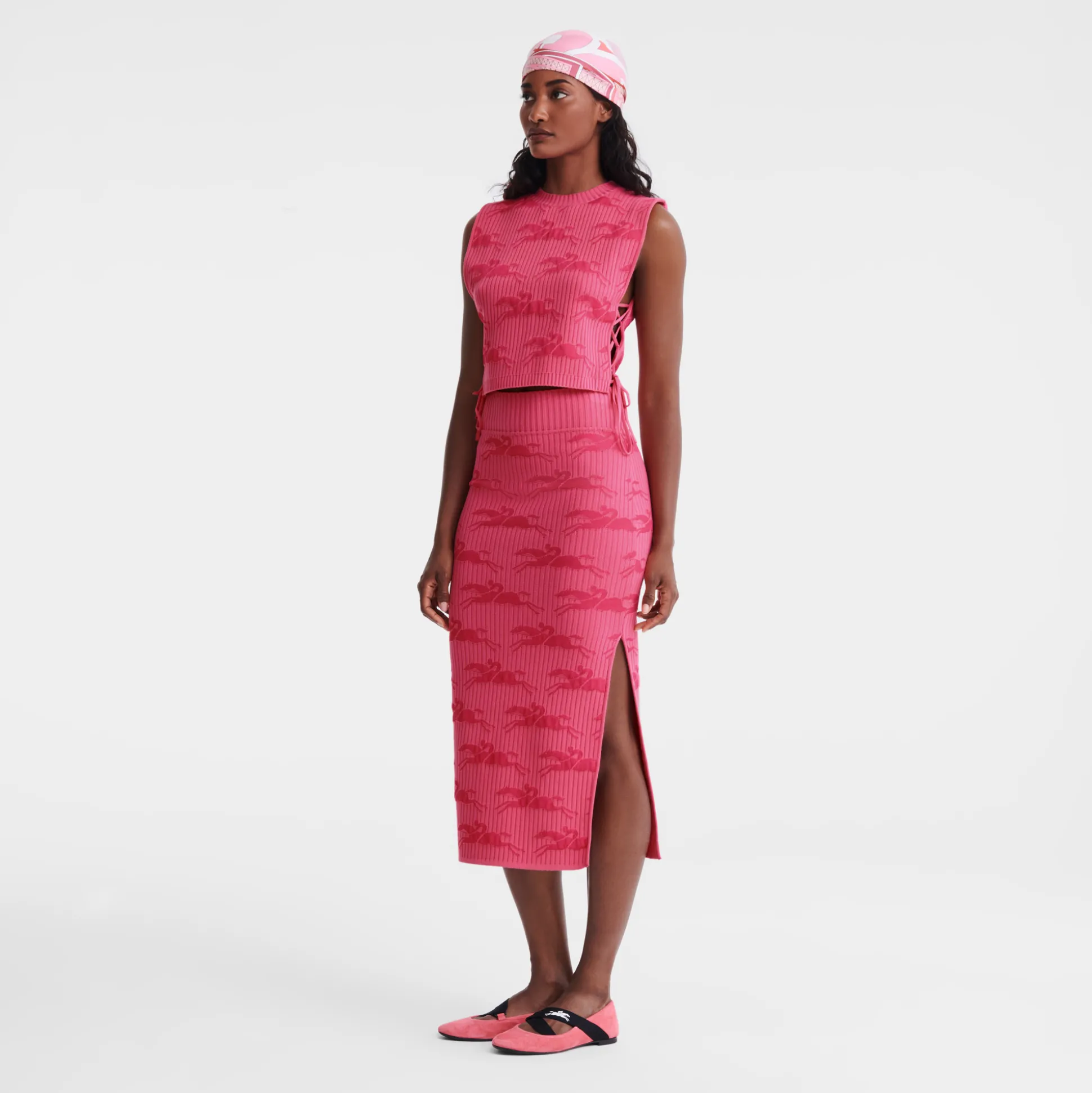 Cheap Longchamp Mini-gonna Rosa